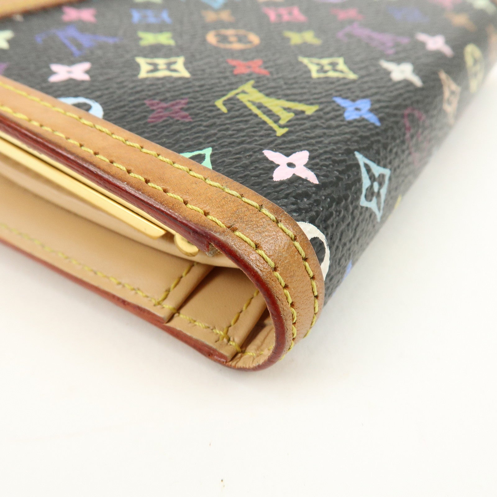 Louis Vuitton Monogram Multicolor Portefeuille Viennois Noir M92988