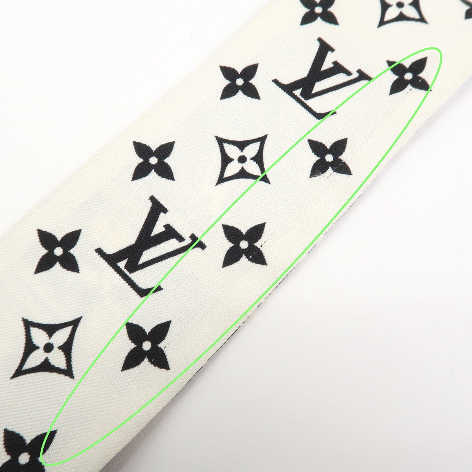 Louis Vuitton Bandeau BB Let's Go Silk 100% Scarf Black M76442