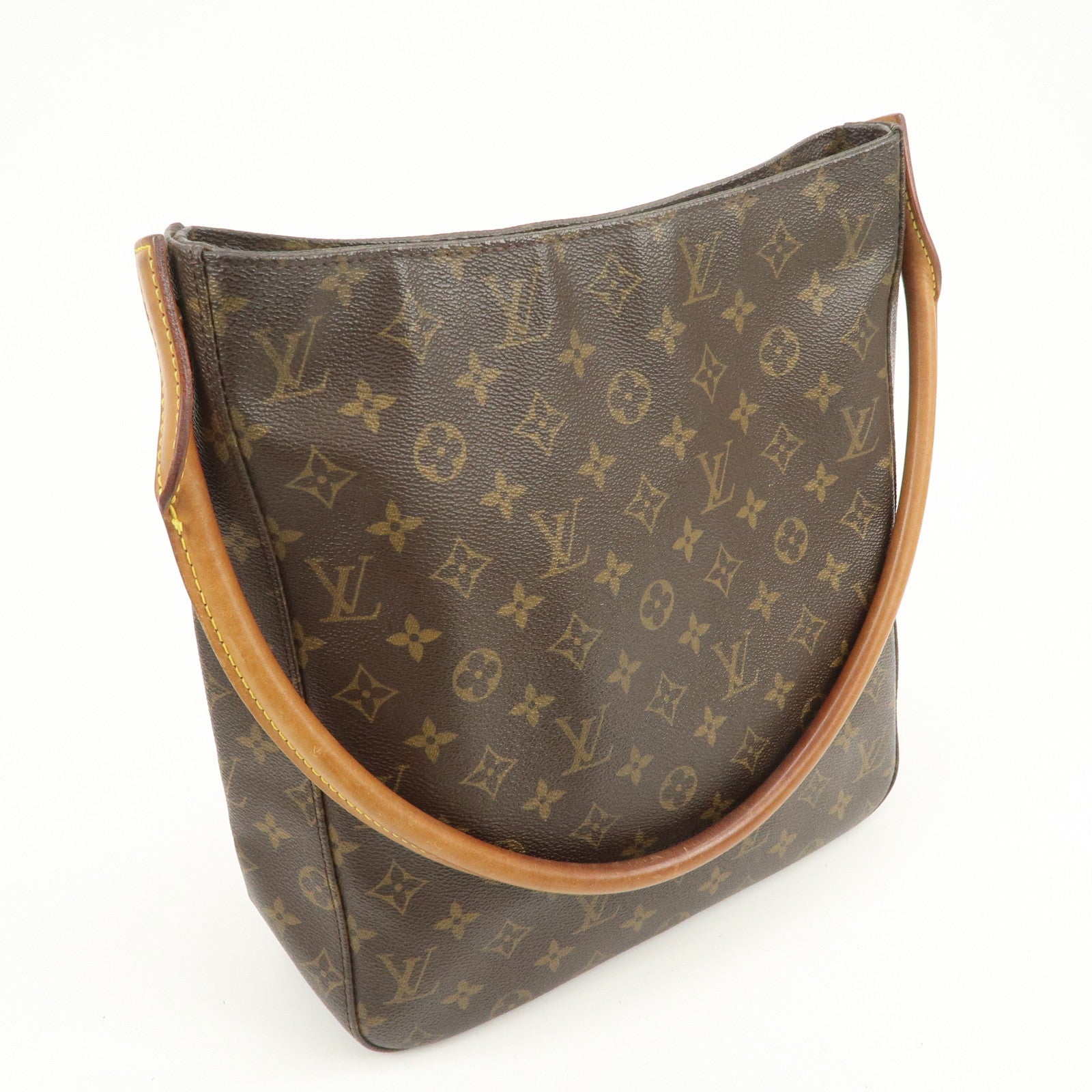 Louis Vuitton Monogram Looping GM Shoulder Bag Brown M51145
