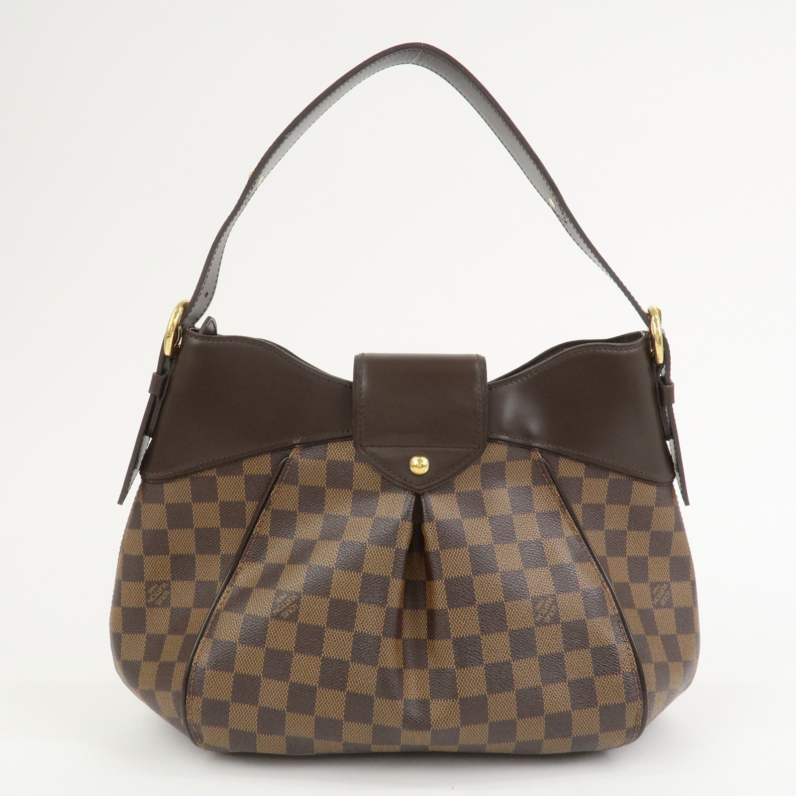 Louis Vuitton Damier Sistina MM Shoulder Bag Damier Ebene N41541