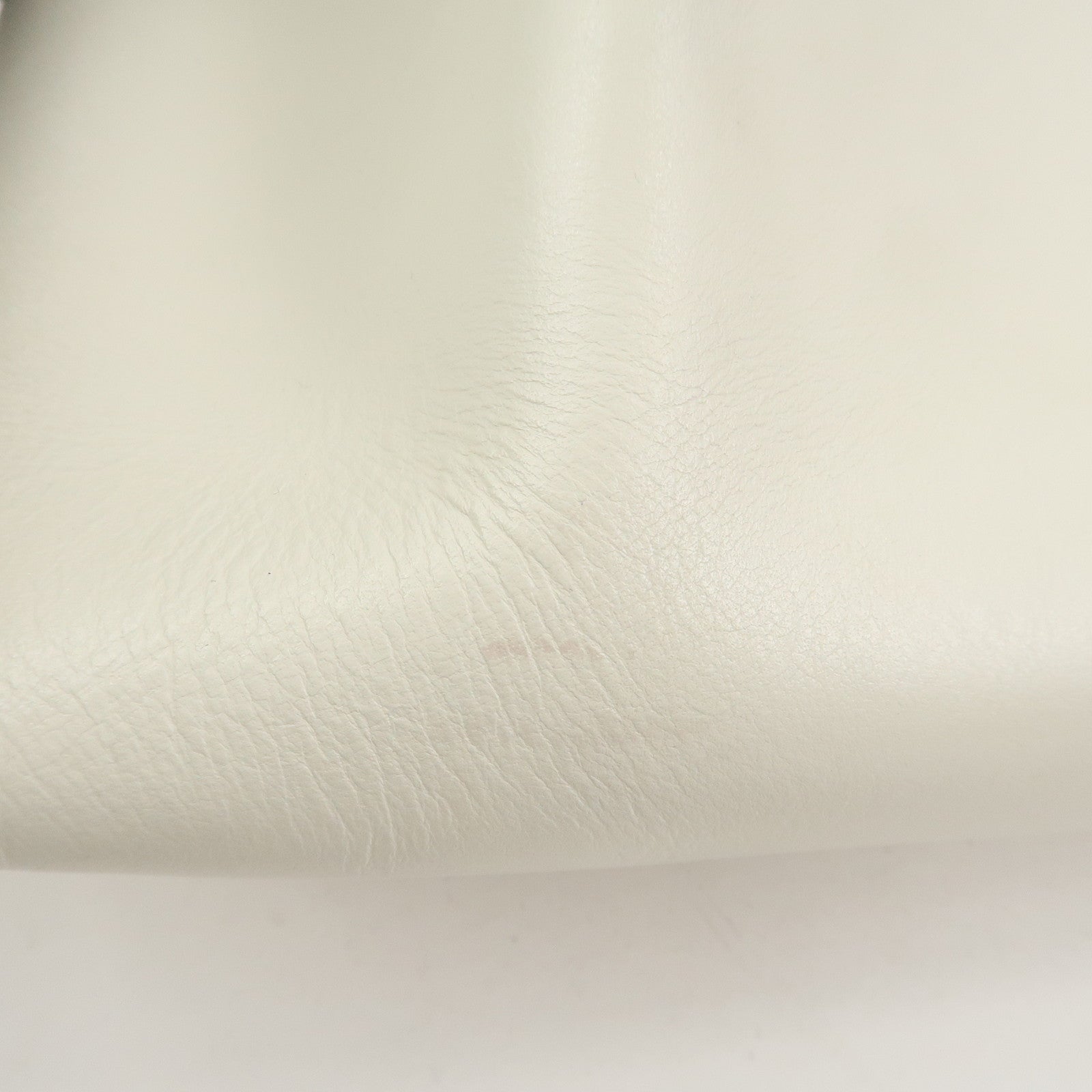 JIMMY CHOO Cinch Calf Leather Medium 2Way Hand Shoulder Bag Ivory