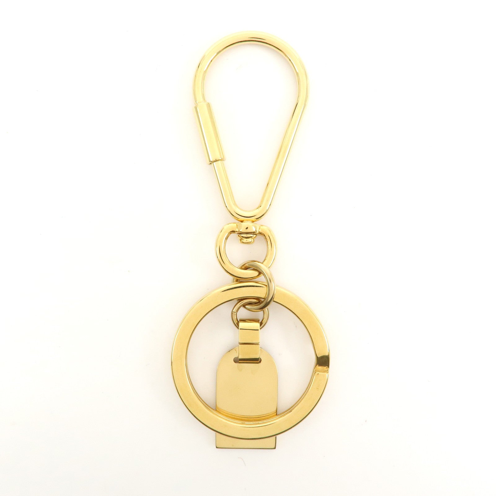 Louis Vuitton Porte Cles Mini Travel Charm Key Chain Gold M65996