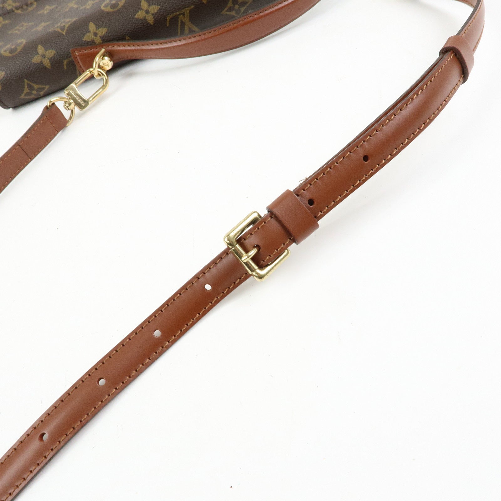 Louis Vuitton Monogram Porte‑Documents Bandouliere Brown M53338