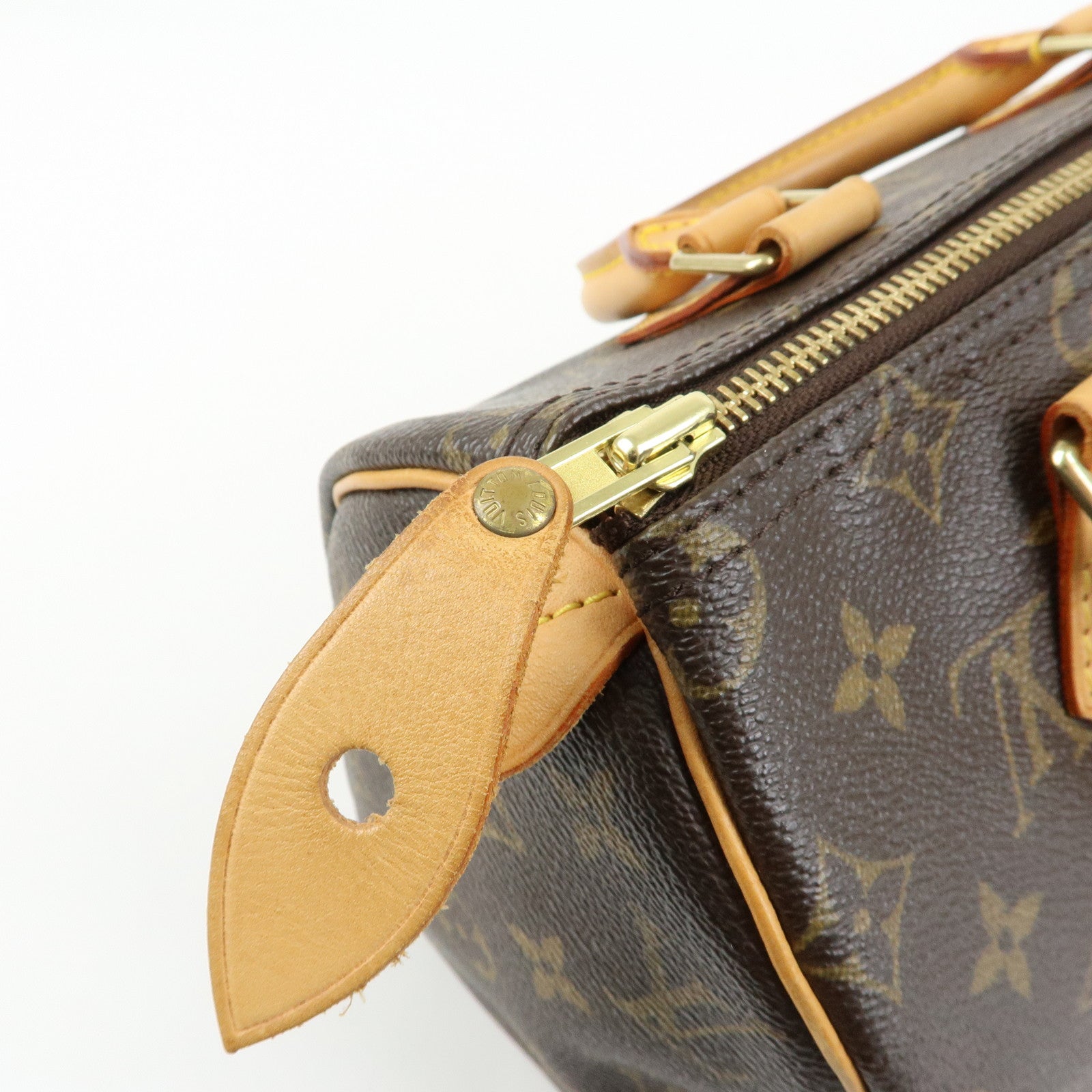 Louis Vuitton Monogram Speedy 25 Boston Bag Hand Bag Brown M41528
