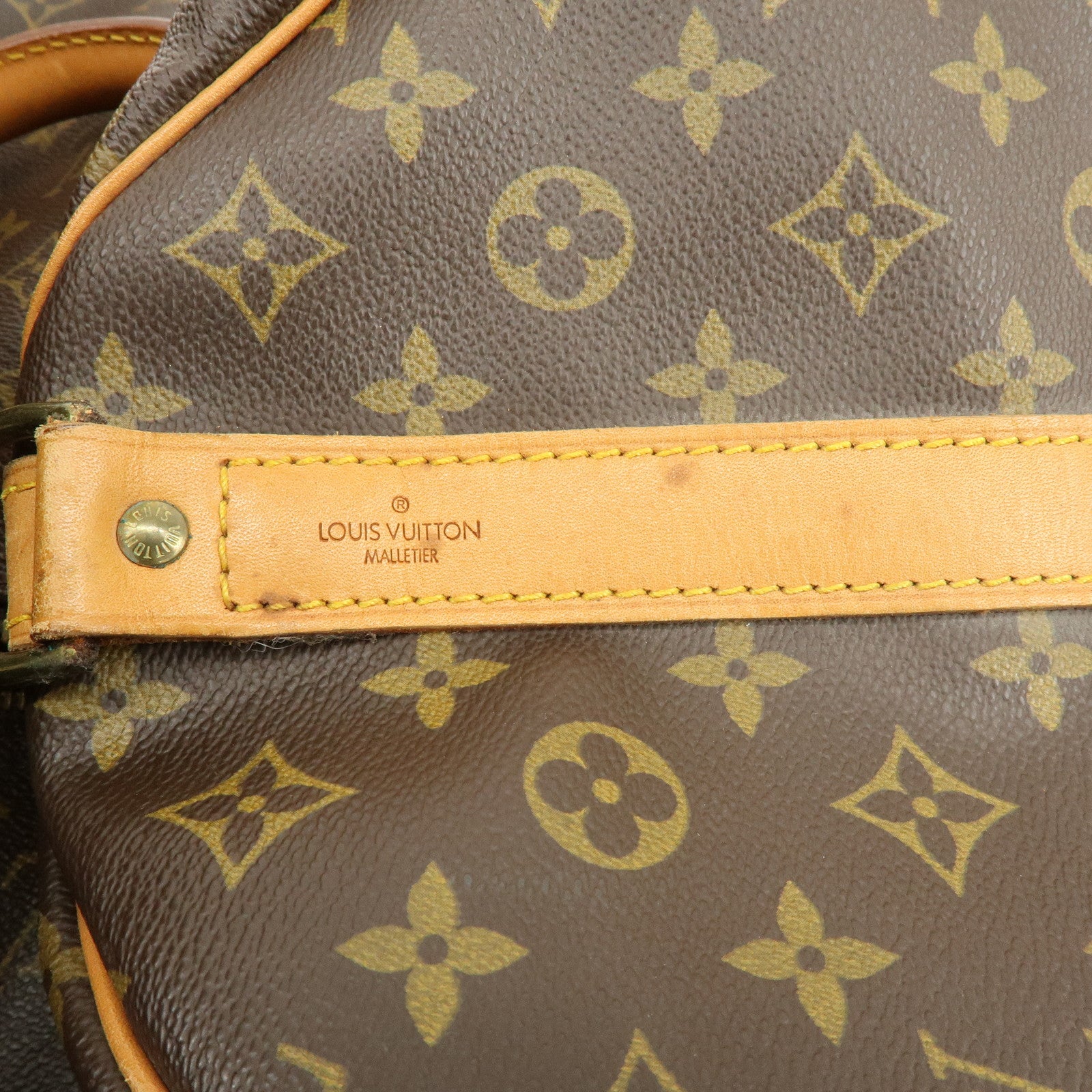 Louis Vuitton Monogram Keep All Bandouliere 60 Boston Bag M41412