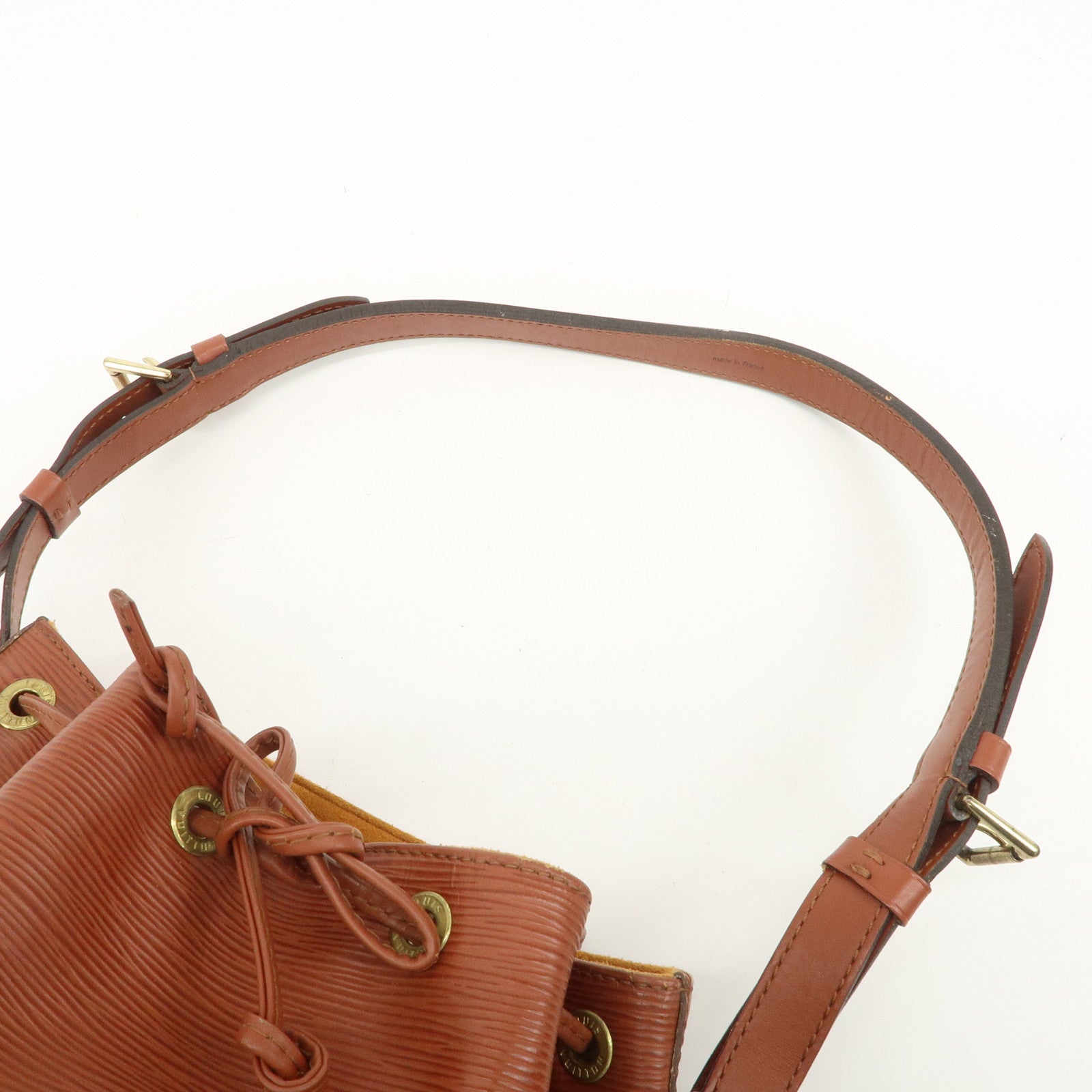 Louis Vuitton Epi Leather Noe Shoulder Bag Kenya Brown M44003