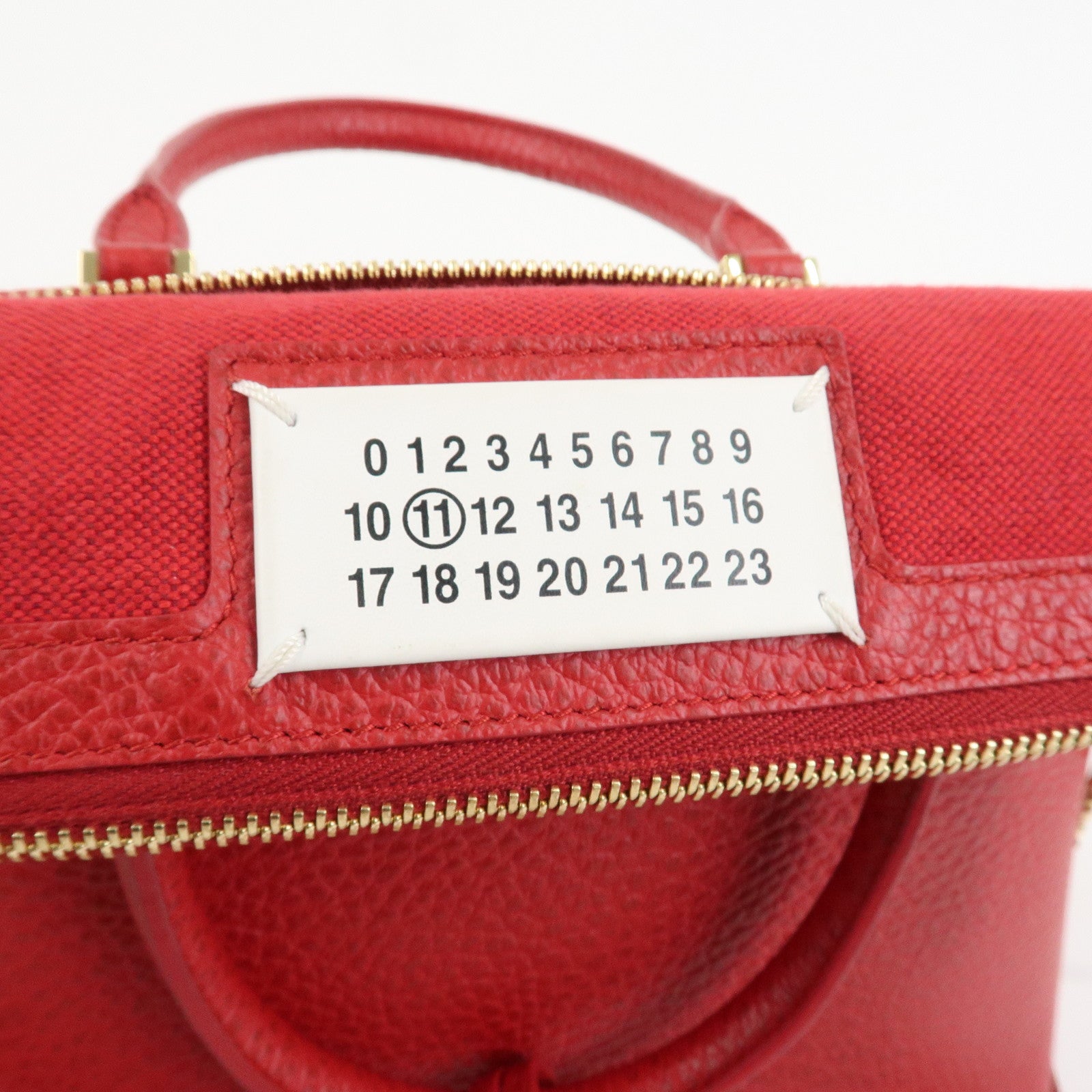 Maison Margiela 5AC Grained Calf Leather 2 Way Red S56WG0082