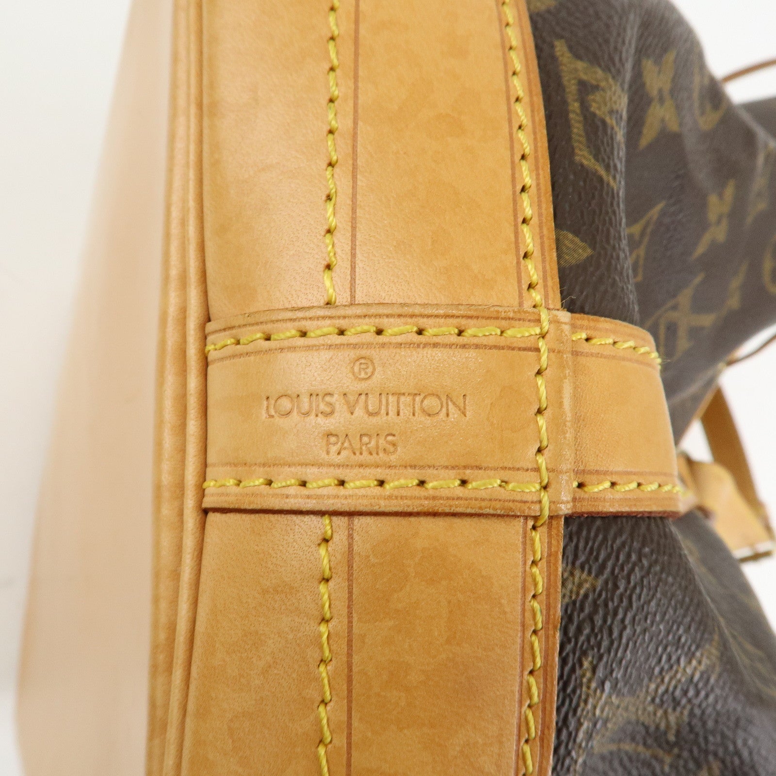 Louis Vuitton Monogram Noe Shoulder Bag Hand Bag Brown M42224