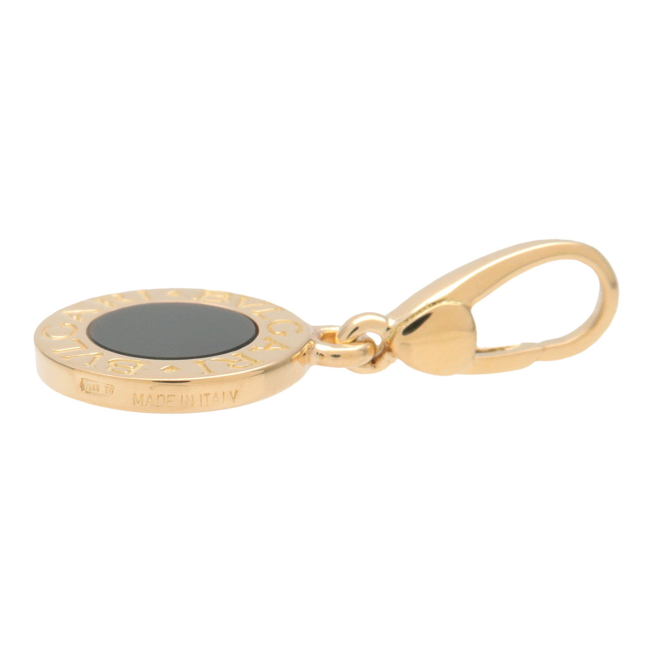 BVLGARI Bvlgari Bvlgari Onyx Pendant Top Charm K18 Yellow Gold Used