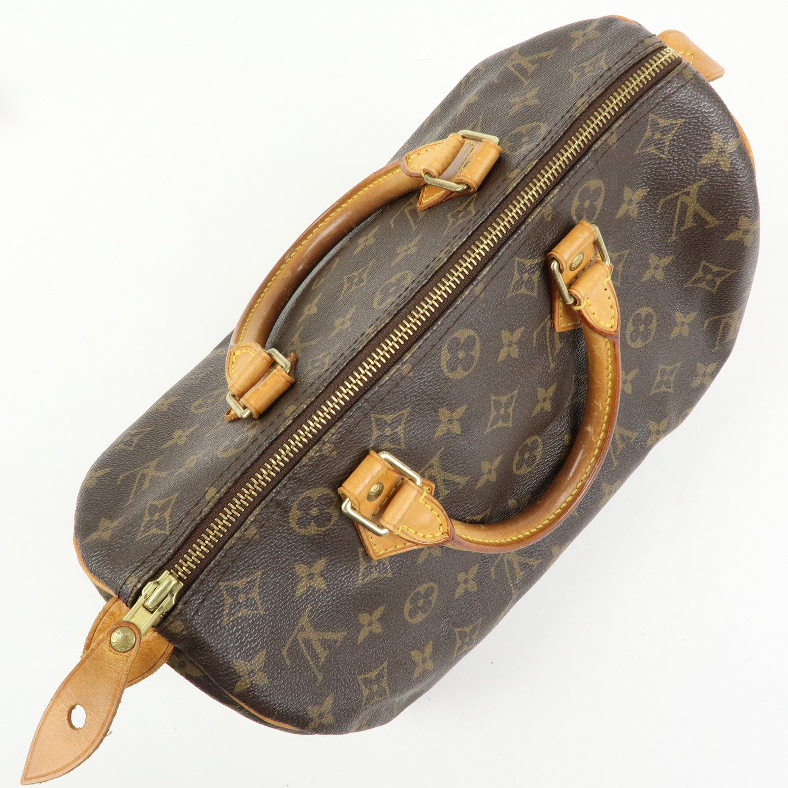 Louis Vuitton Monogram Speedy 30 Boston Bag Hand Bag Brown M41526
