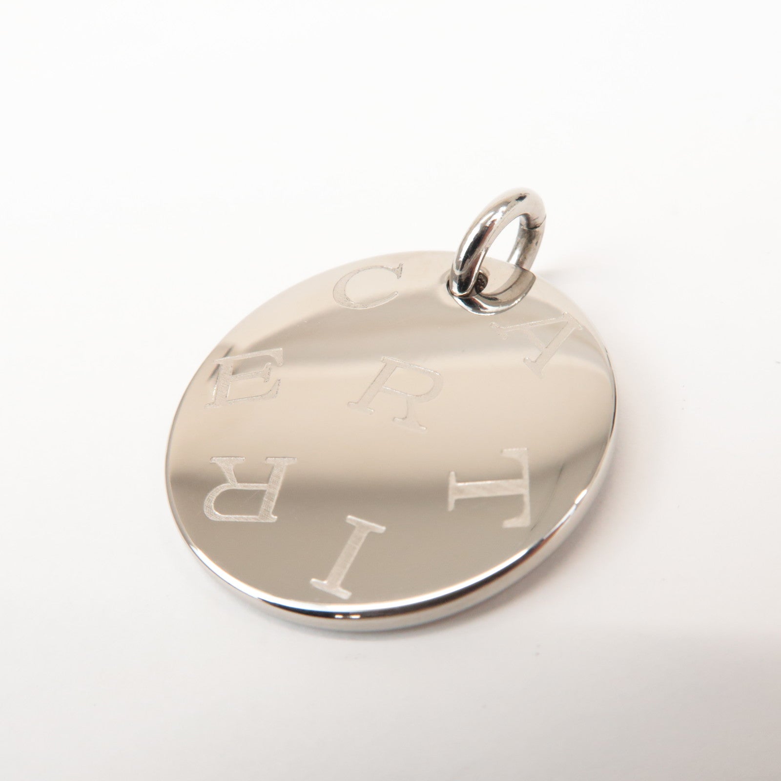 Cartier Stainless Steel Key Charm Key Holder Silver