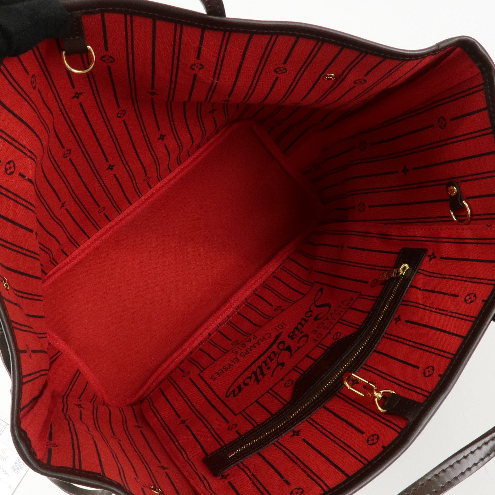 Louis Vuitton Damier Neverfull MM Tote Bag Shoulder Bag N51105 Used