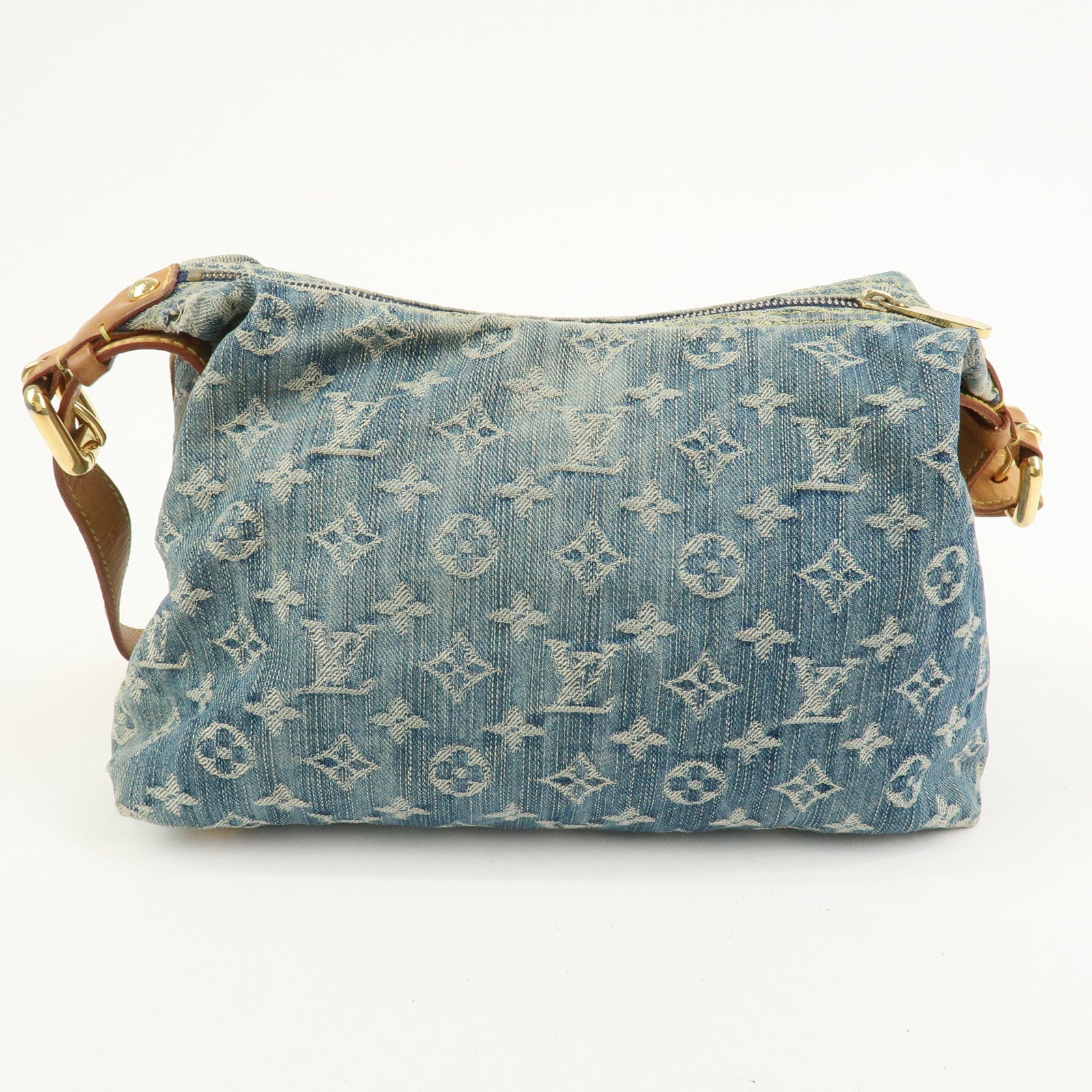 Louis Vuitton Monogram Denim Baggy PM 2Way Bag Shoulder Bag M95049
