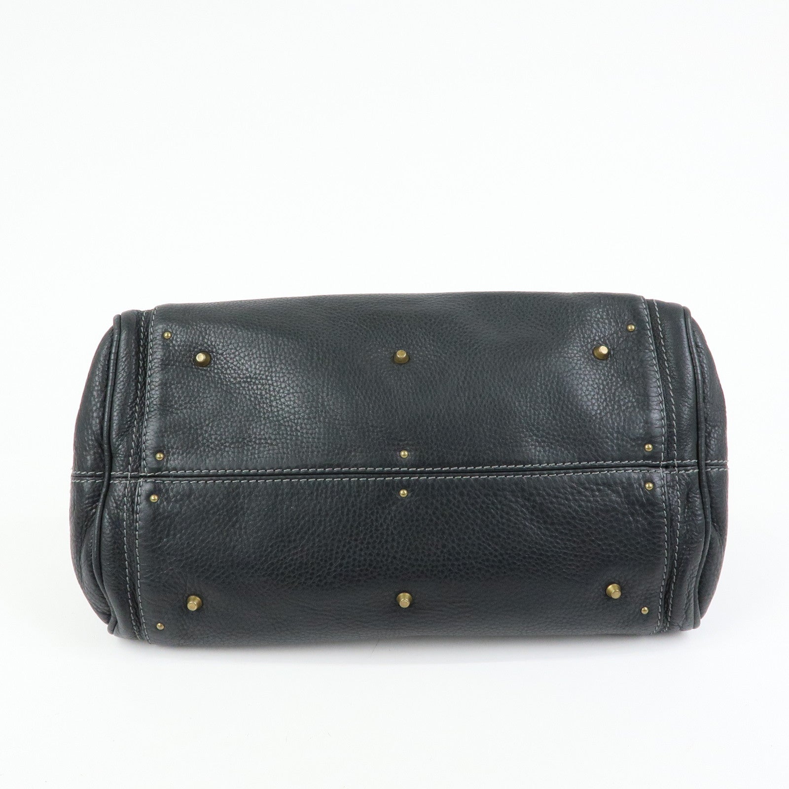 Chloe Paddington Leather Tote Bag Shoulder Bag Hand Bag Black