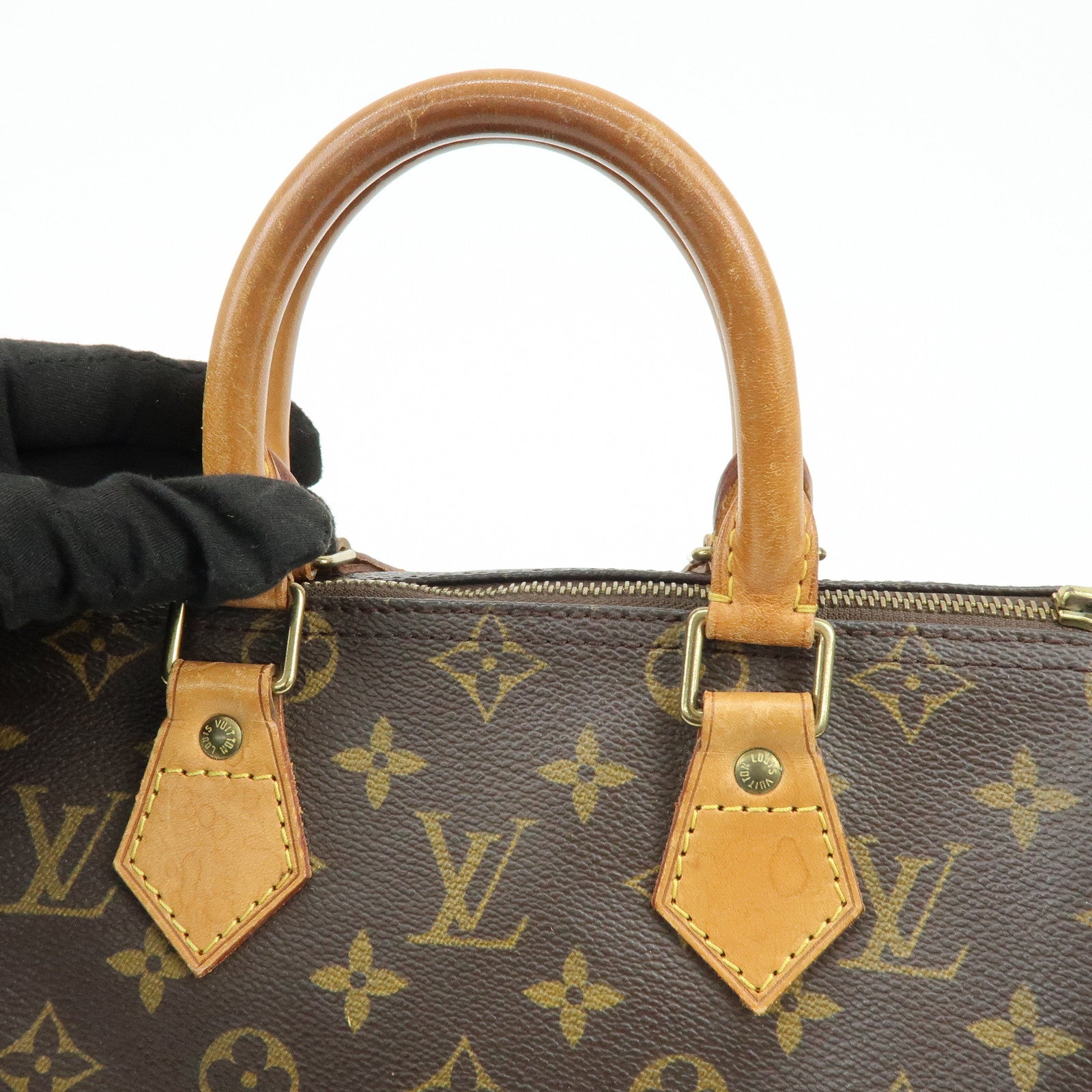 Louis Vuitton Monogram Speedy 25 Boston Bag Hand Bag Brown M41528
