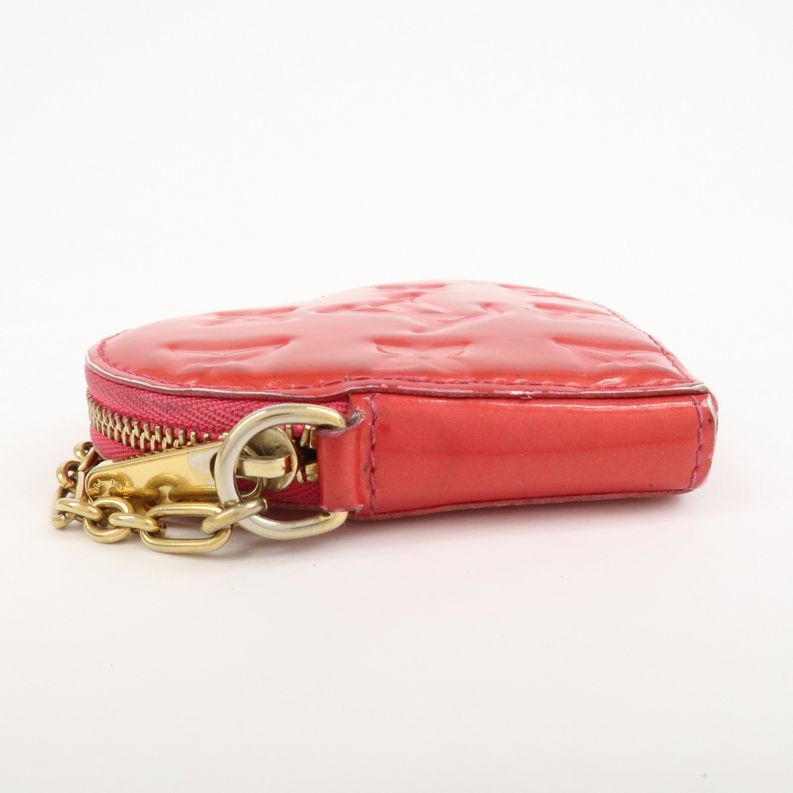 Louis Vuitton Monogram Vernis Porte Monnaie Coeur Coin Case M93657