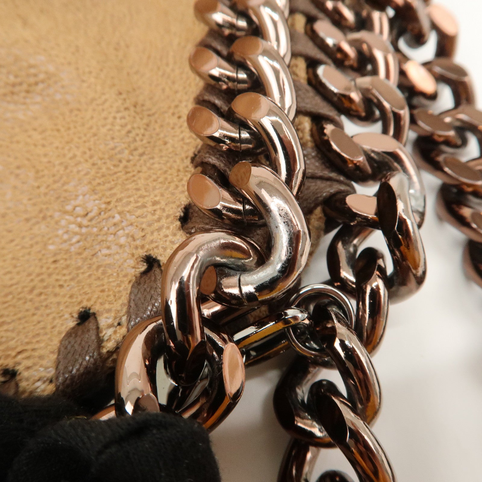 STELLA MCCARTNEY Polyester Falabella 2Way Bag Brown 234387