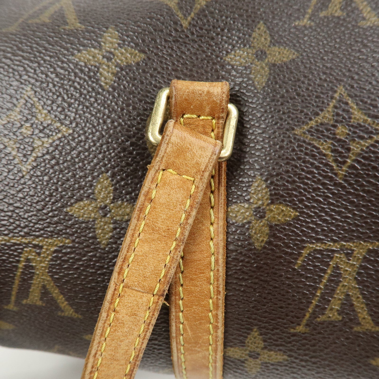 Louis Vuitton Monogram Papillon 30 Hand Bag Brown M51385