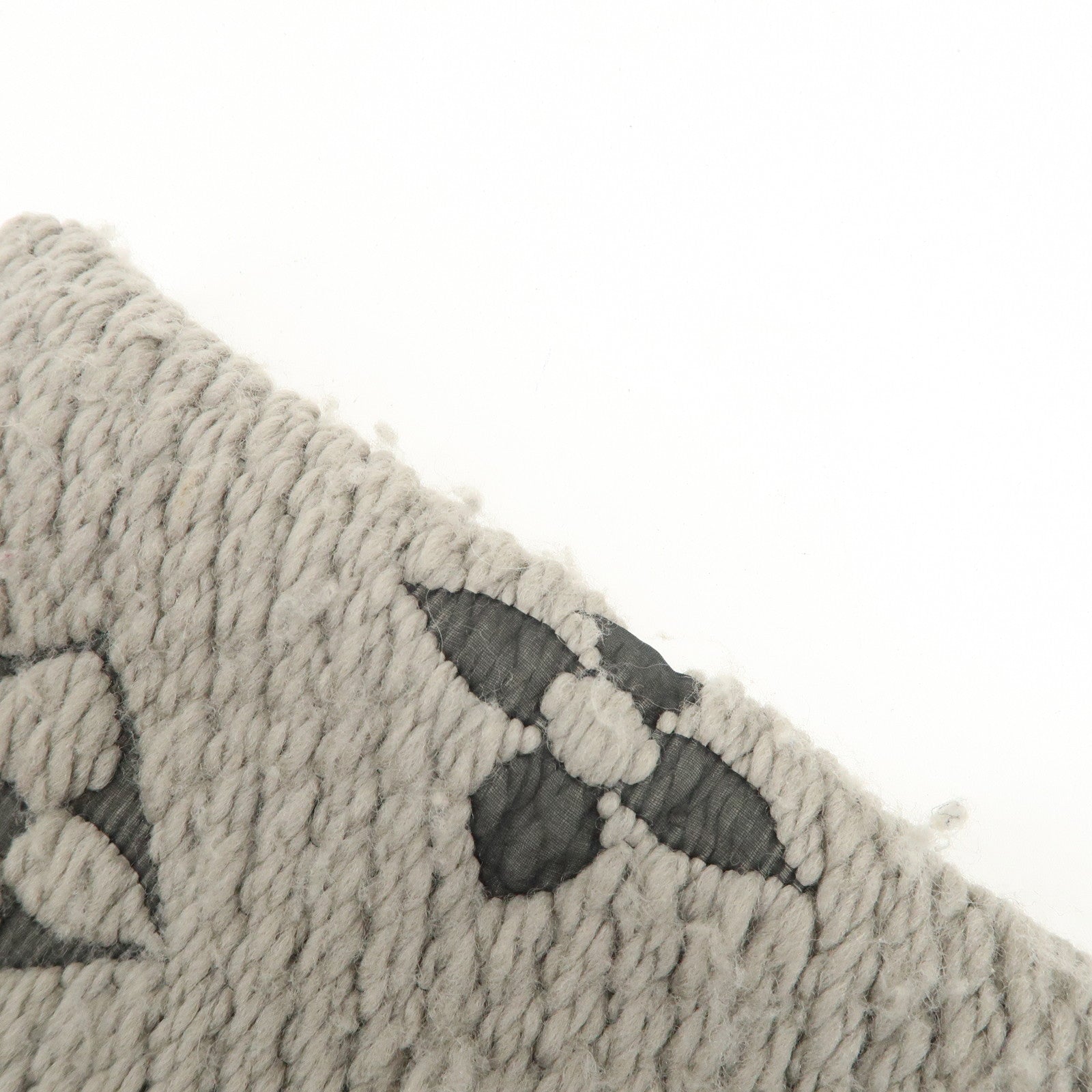 Louis Vuitton Monogram Escharp Logomania Scarf Gris Perle M74742