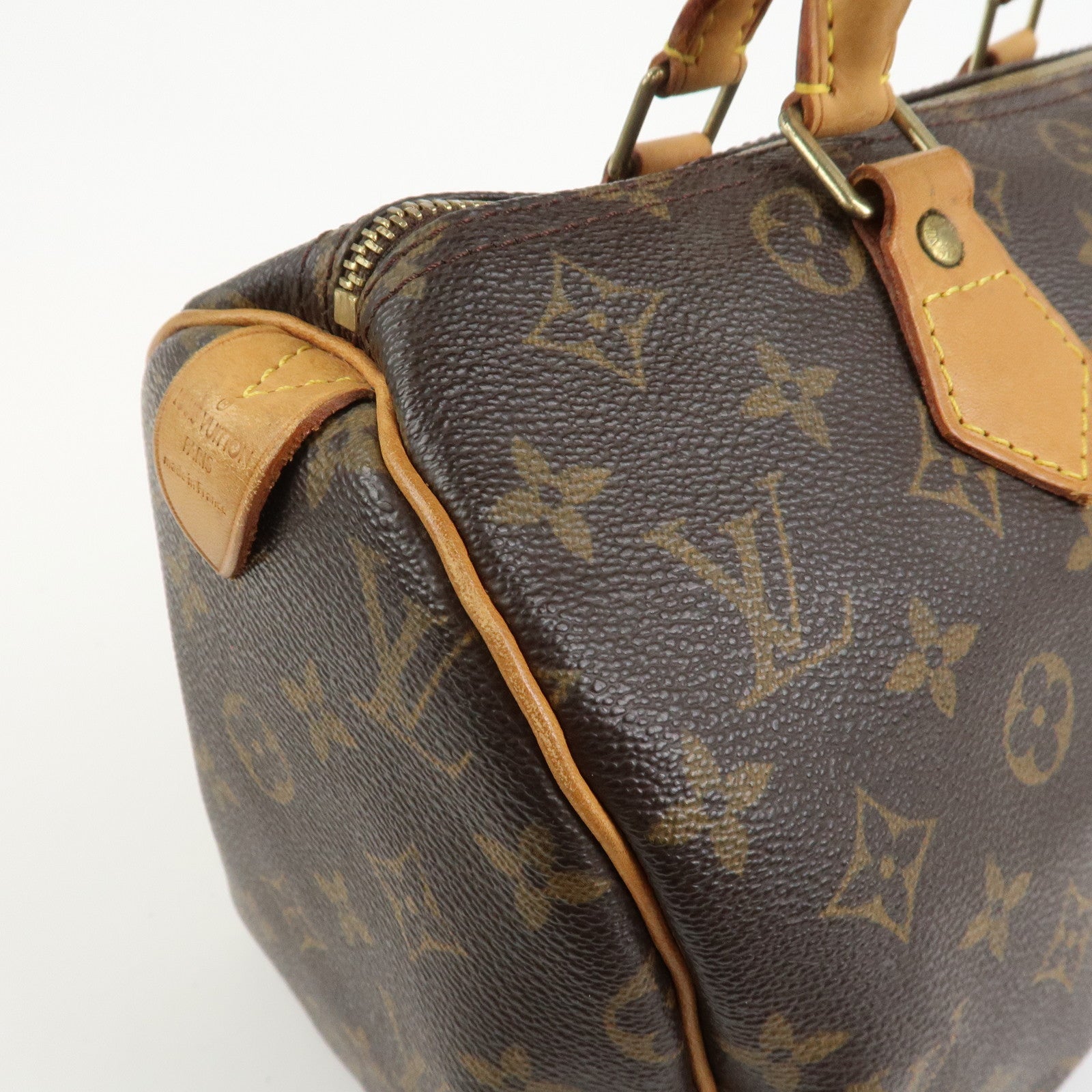 Louis Vuitton Monogram Speedy 30 Boston Bag Hand Bag Brown M41526