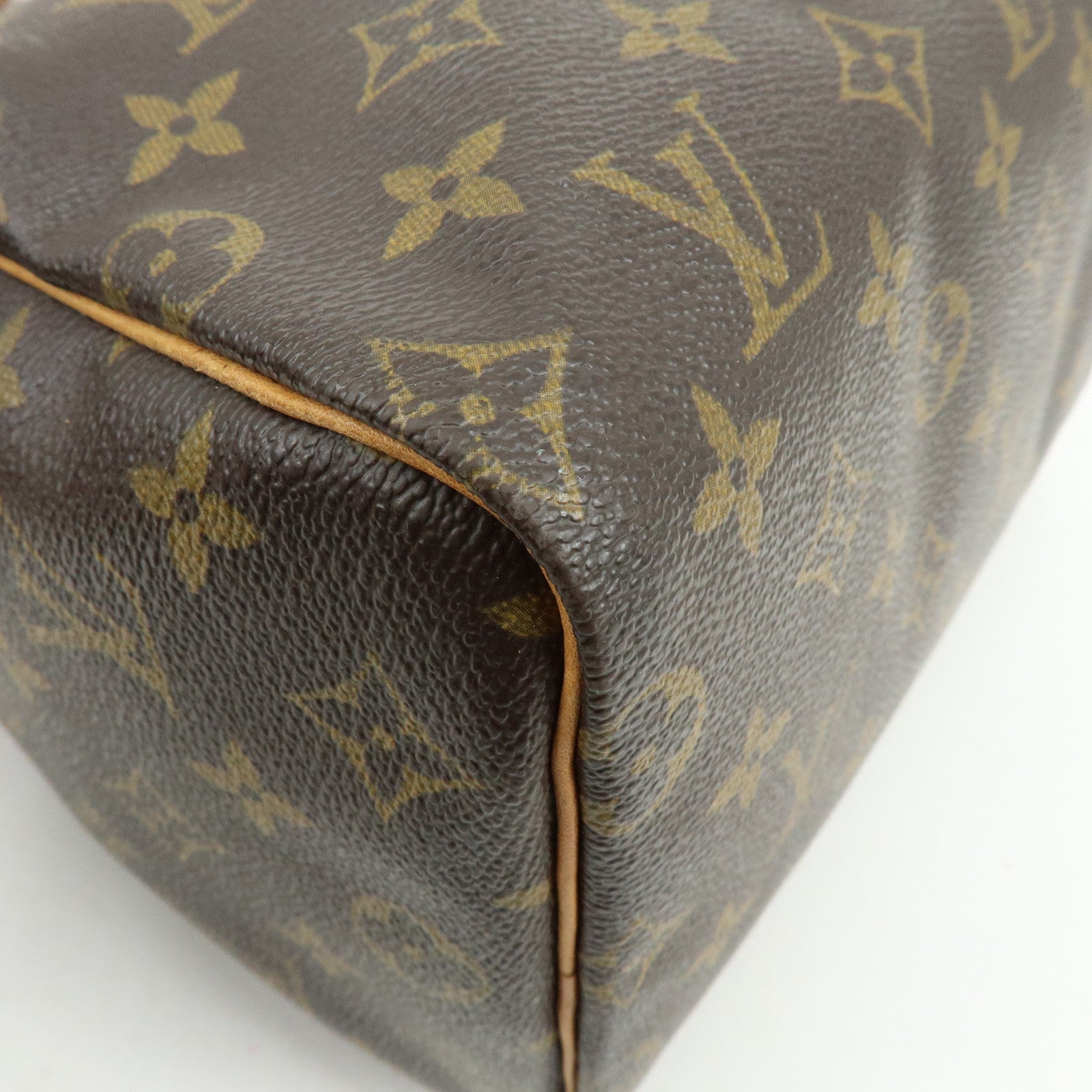 Louis Vuitton Monogram Speedy 25 Boston Bag Hand Bag Brown M41528