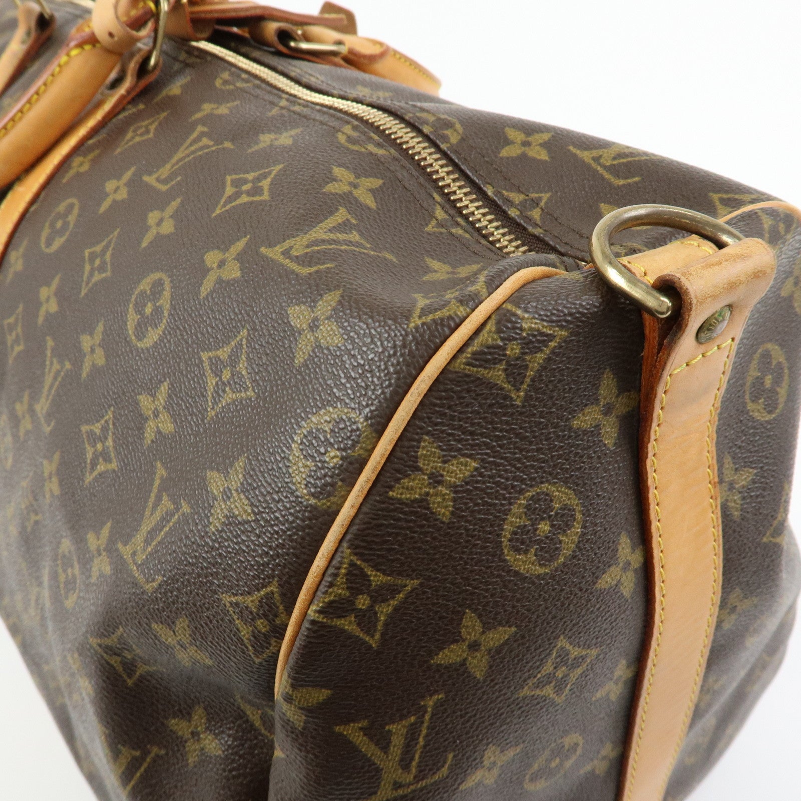 Louis Vuitton Monogram Keep All Bandouliere 55 Boston Bag M41414