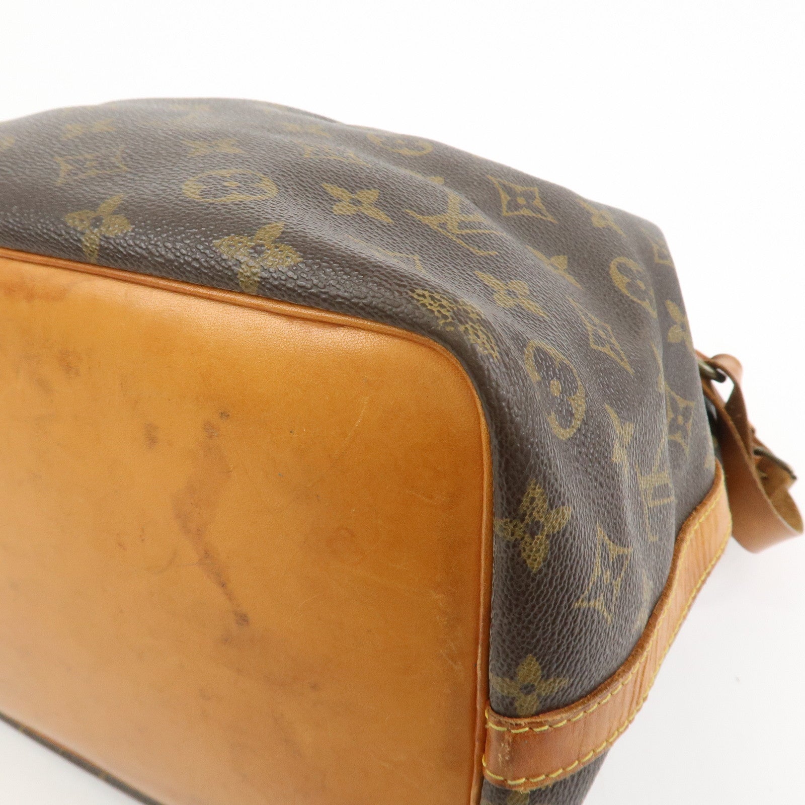 Louis Vuitton Monogram Petit Noe Shoulder Bag Brown M42226