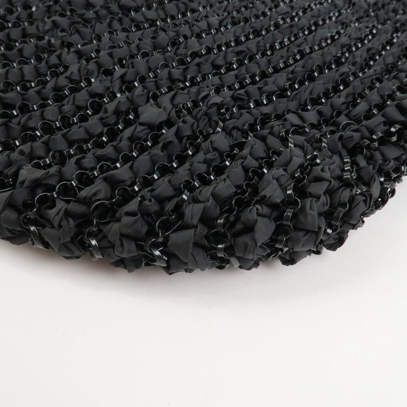 ANTEPRIMA PVC Nylon Hand Bag Shoulder Bag Black