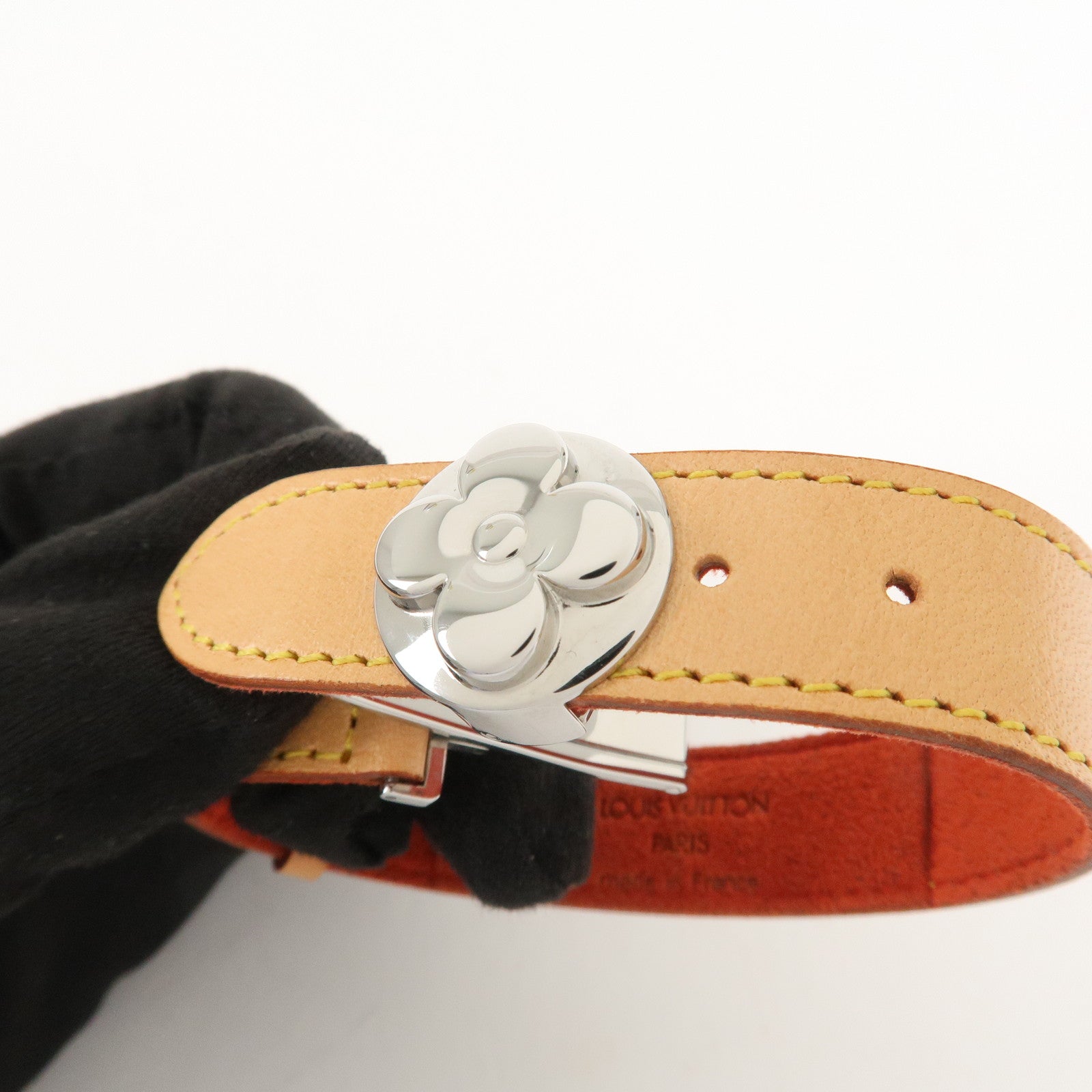 Louis Vuitton Monogram Leather Vous Good Luck Bracelet M64448 Used