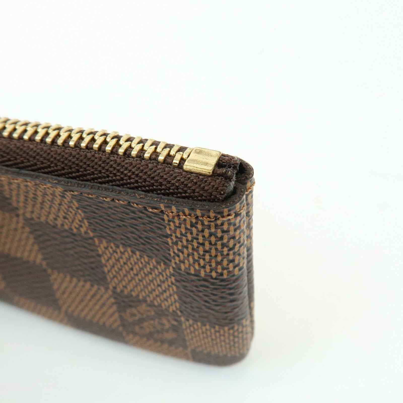 Louis Vuitton Damier Canvas Pochette Cles Damier Ebene N62658