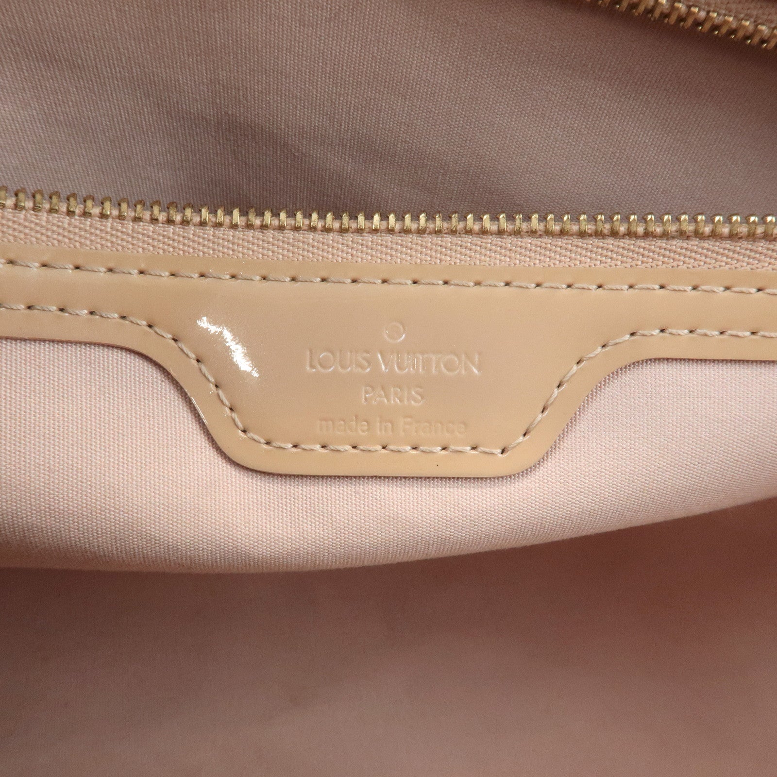 Louis Vuitton Monogram Vernis Wilshire PM Hand Bag Blanc Corail M91642 Used