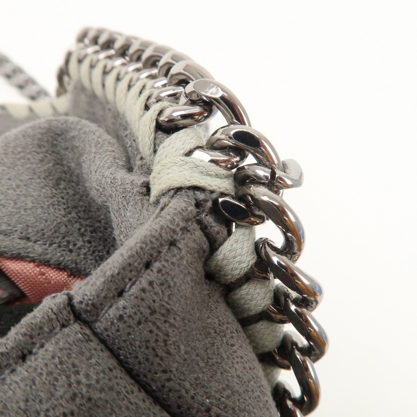 STELLA MCCARTNEY Polyester Falabella 2Way Bag Gray 371223