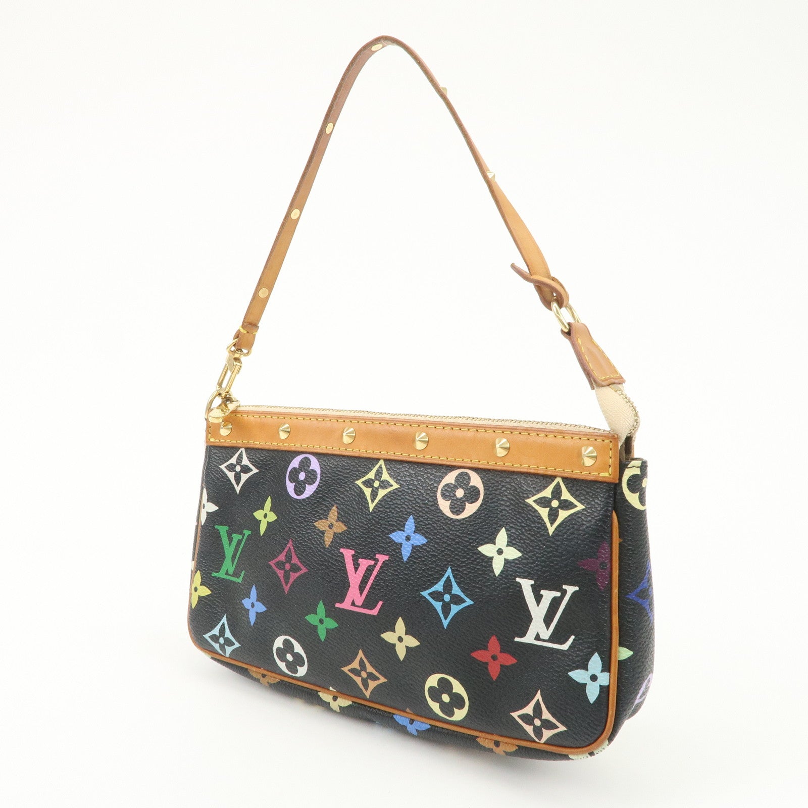 Louis Vuitton Monogram Multicolor Pochette Accessoires Noir M92648 Used