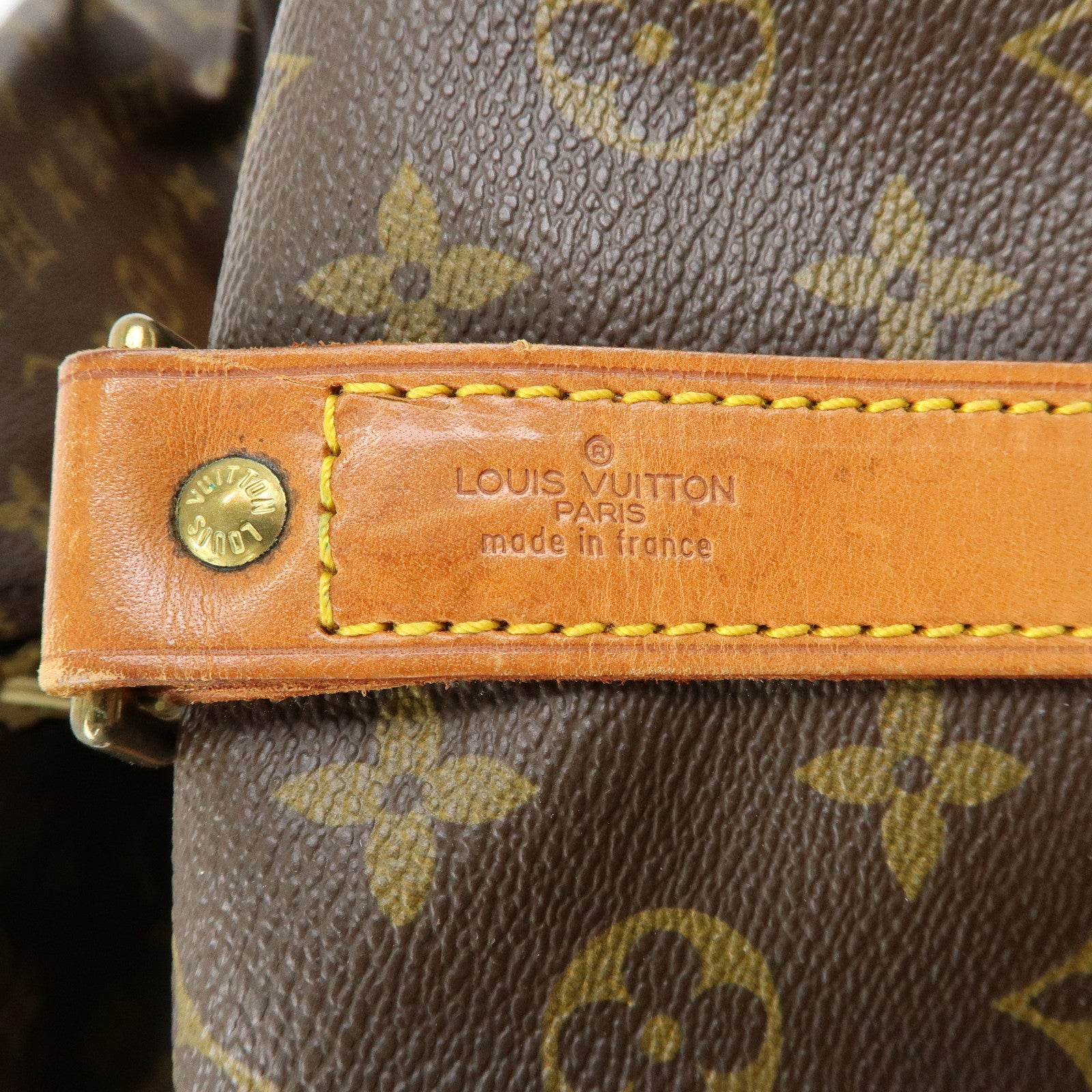 Louis Vuitton Monogram Keep All Bandouliere 55 Boston Bag M41414