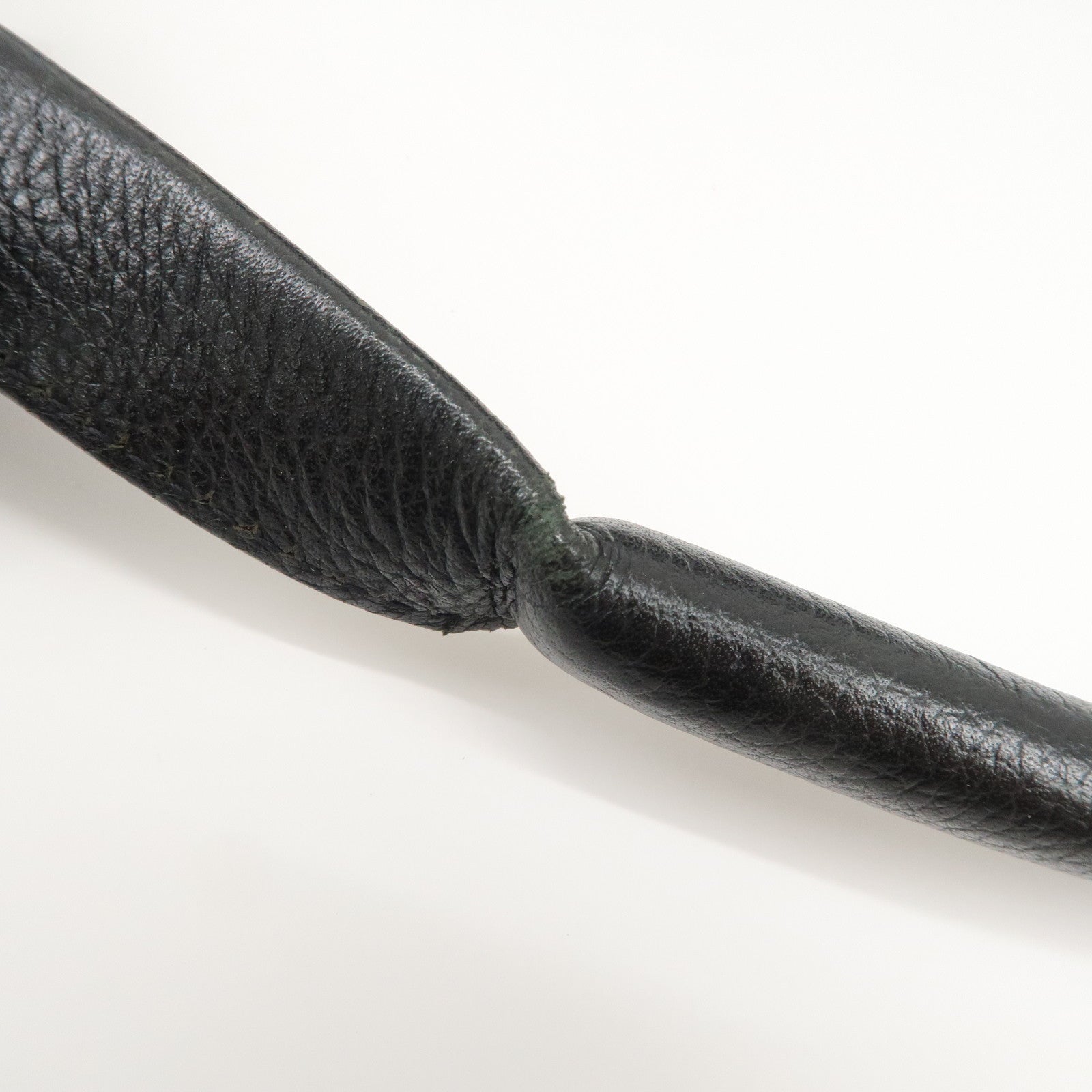 Chloe Paraty Logo Leather 2WAY Bag Shoulder Bag Hand Bag Black