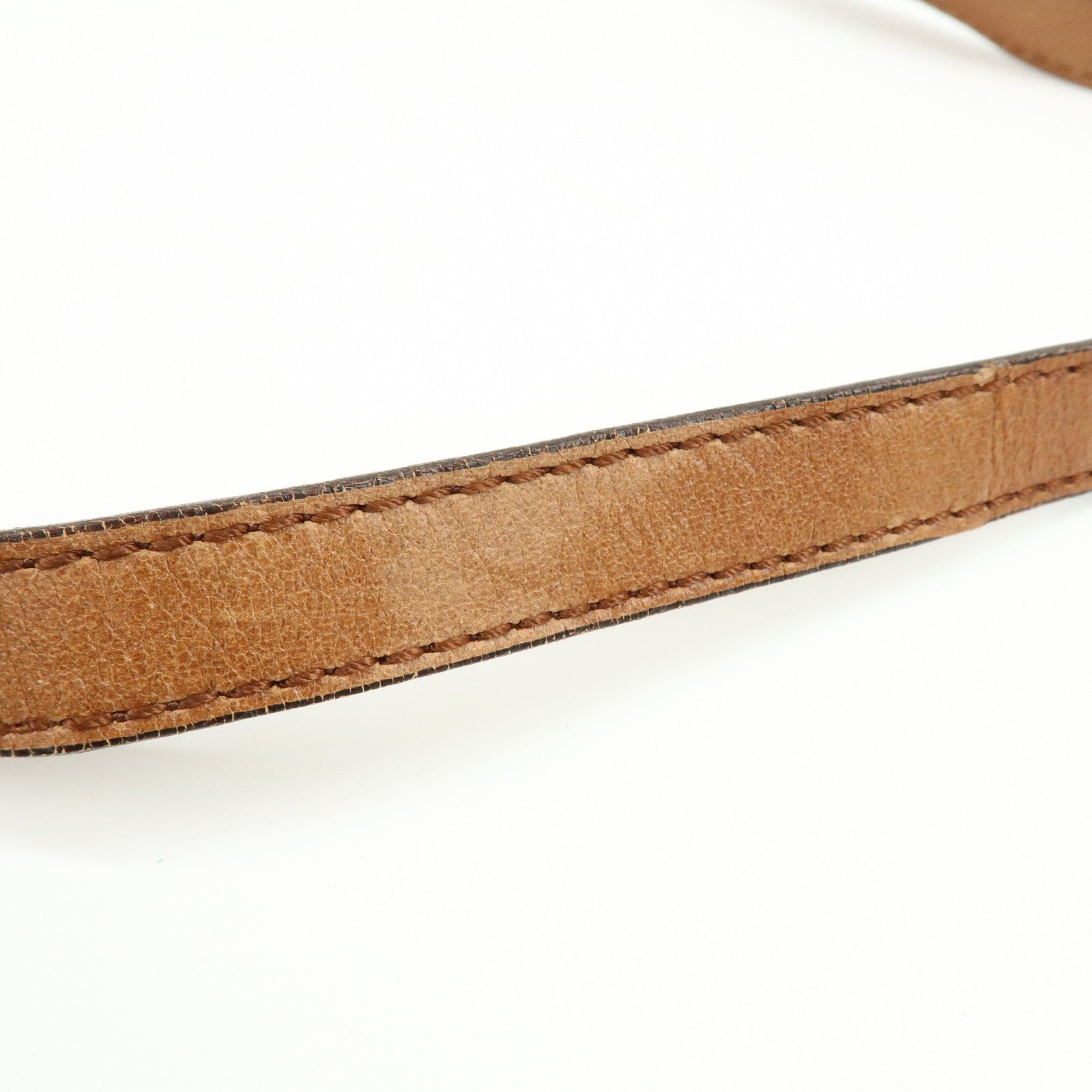 Chloe Harley Canvas Leather Shoulder Crossbody Bag Natural Brown