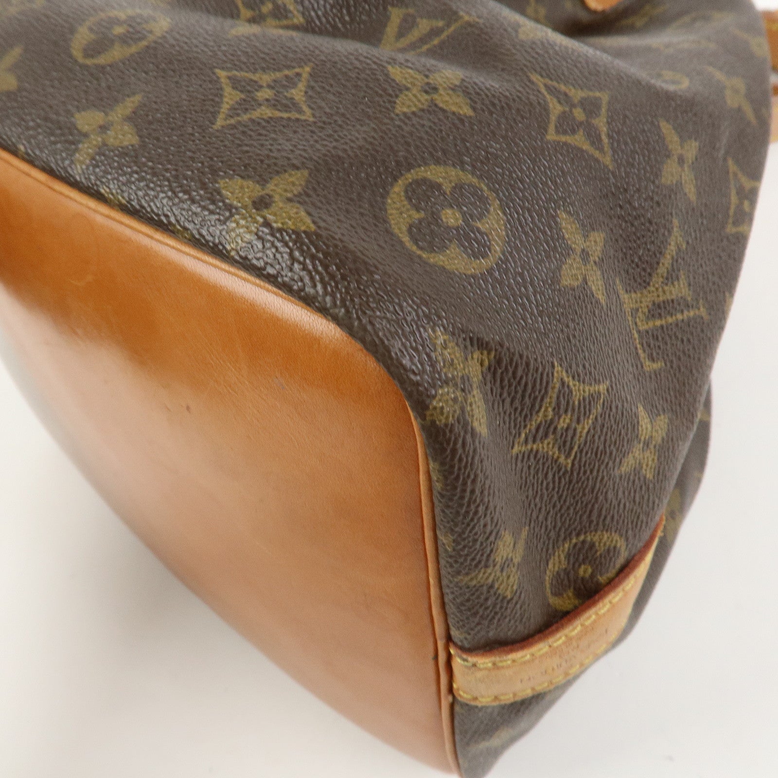 Louis Vuitton Monogram Petit Noe Shoulder Bag Brown M42226