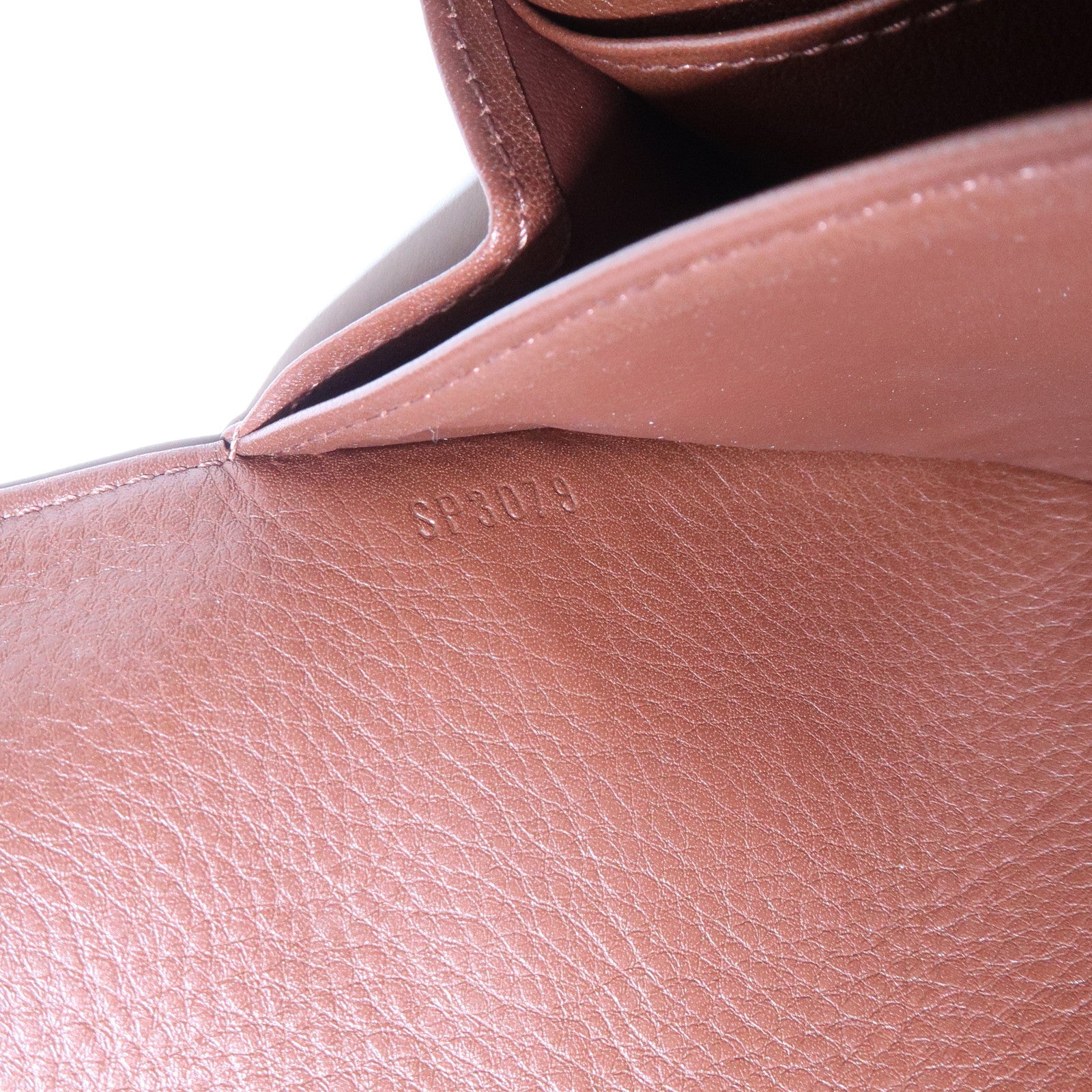 Louis Vuitton Monogram Mahina Portefeuilles Amelia Long Wallet Acajou M58125