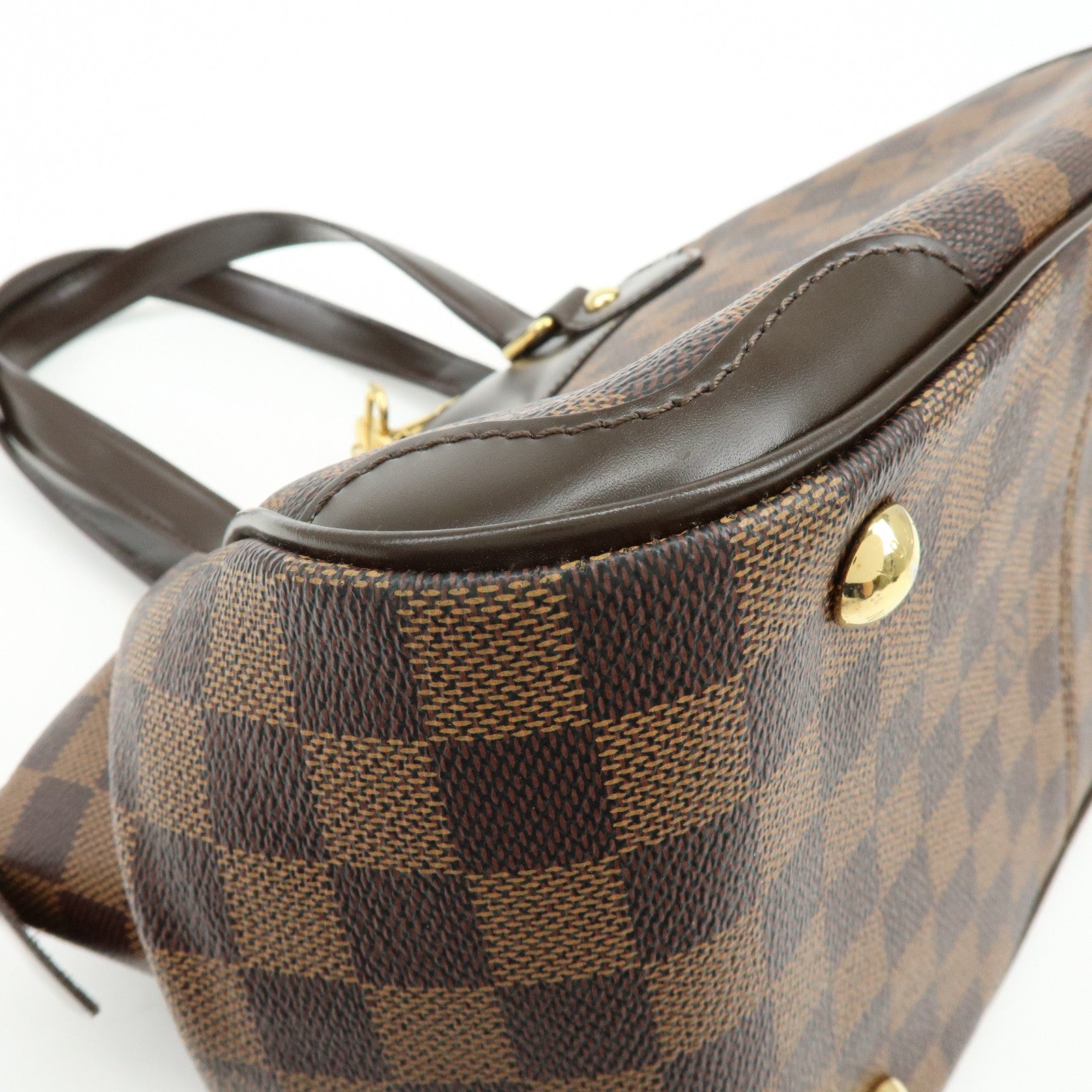 Louis Vuitton Damier Ebene Verona PM Hand Bag Brown