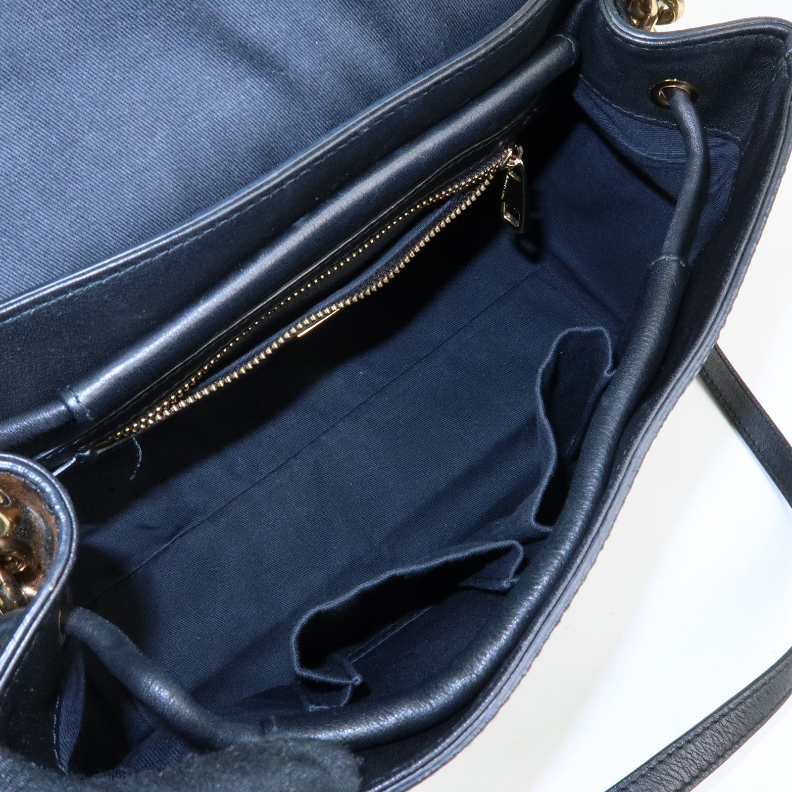 Dolce&Gabbana Leopard PVC Leather 2Way Bag Hand Bag Brown Black