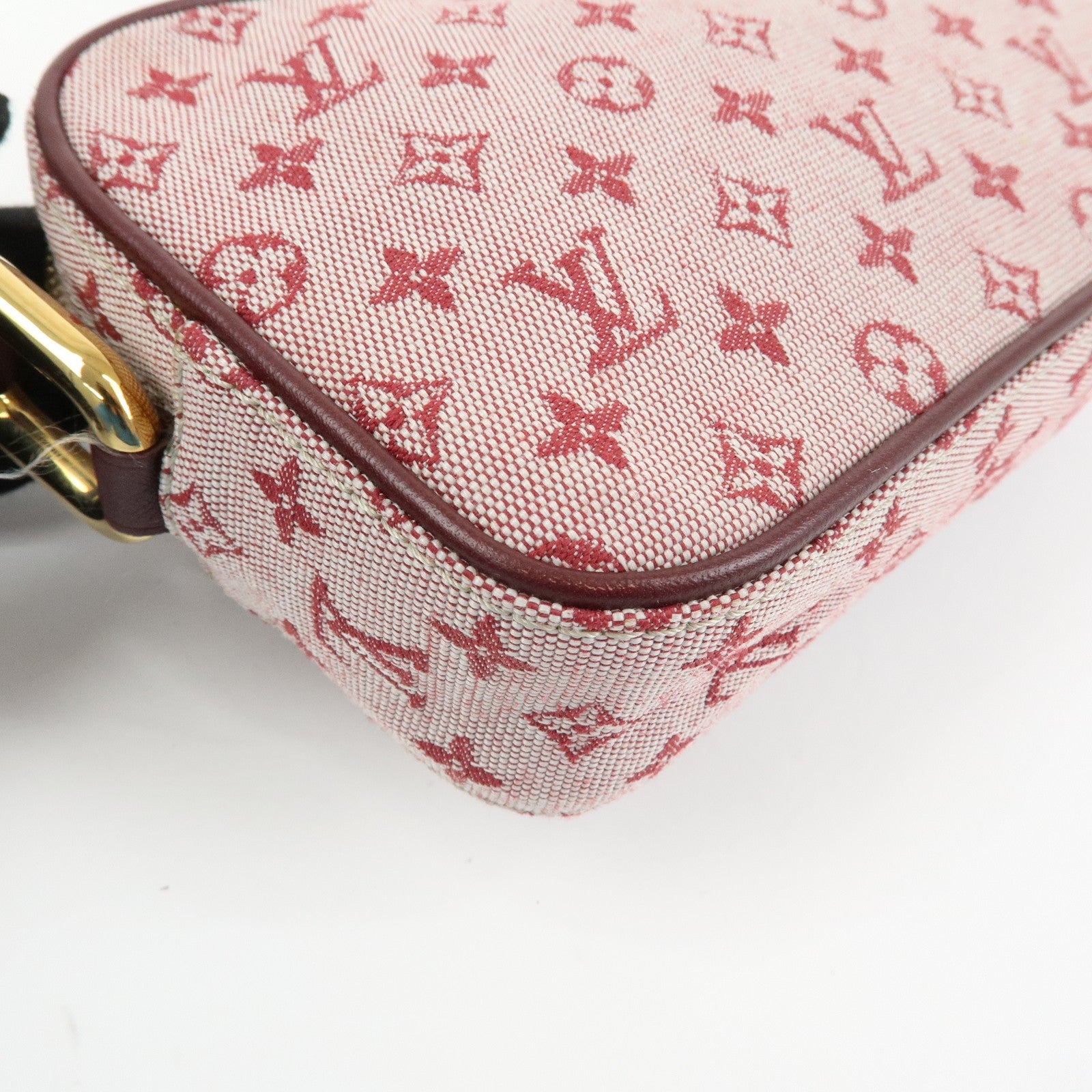 Louis Vuitton Monogram Mini Canvas Juliette Shoulder Bag Cherry