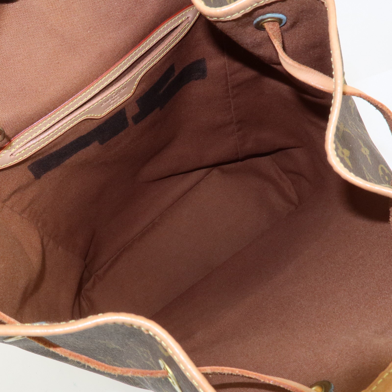 Louis Vuitton Monogram Montsouris GM Backpack Brown M51135