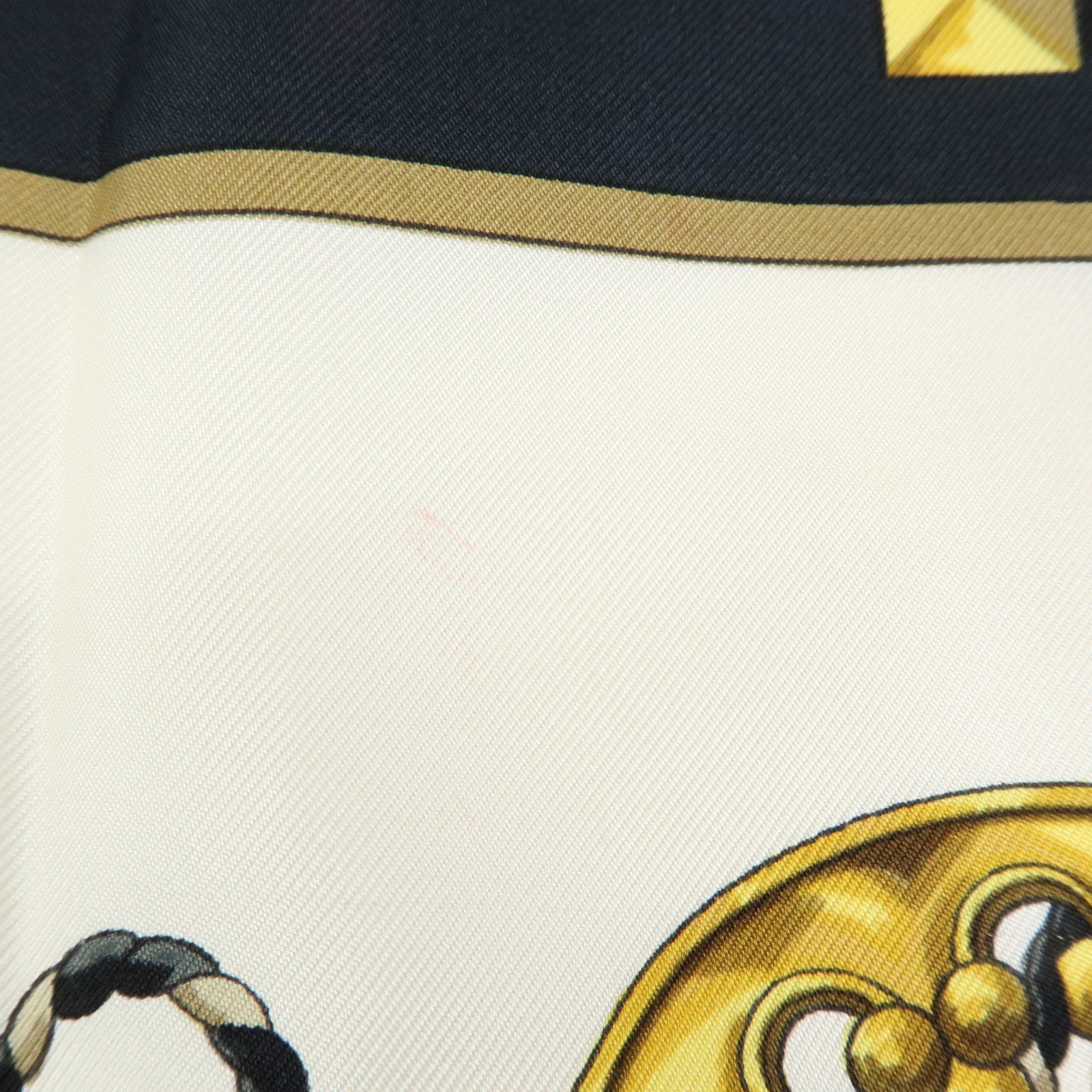 HERMES Carre 90 Silk 100% Scarf LES CLES THE KEYS RARE Black White