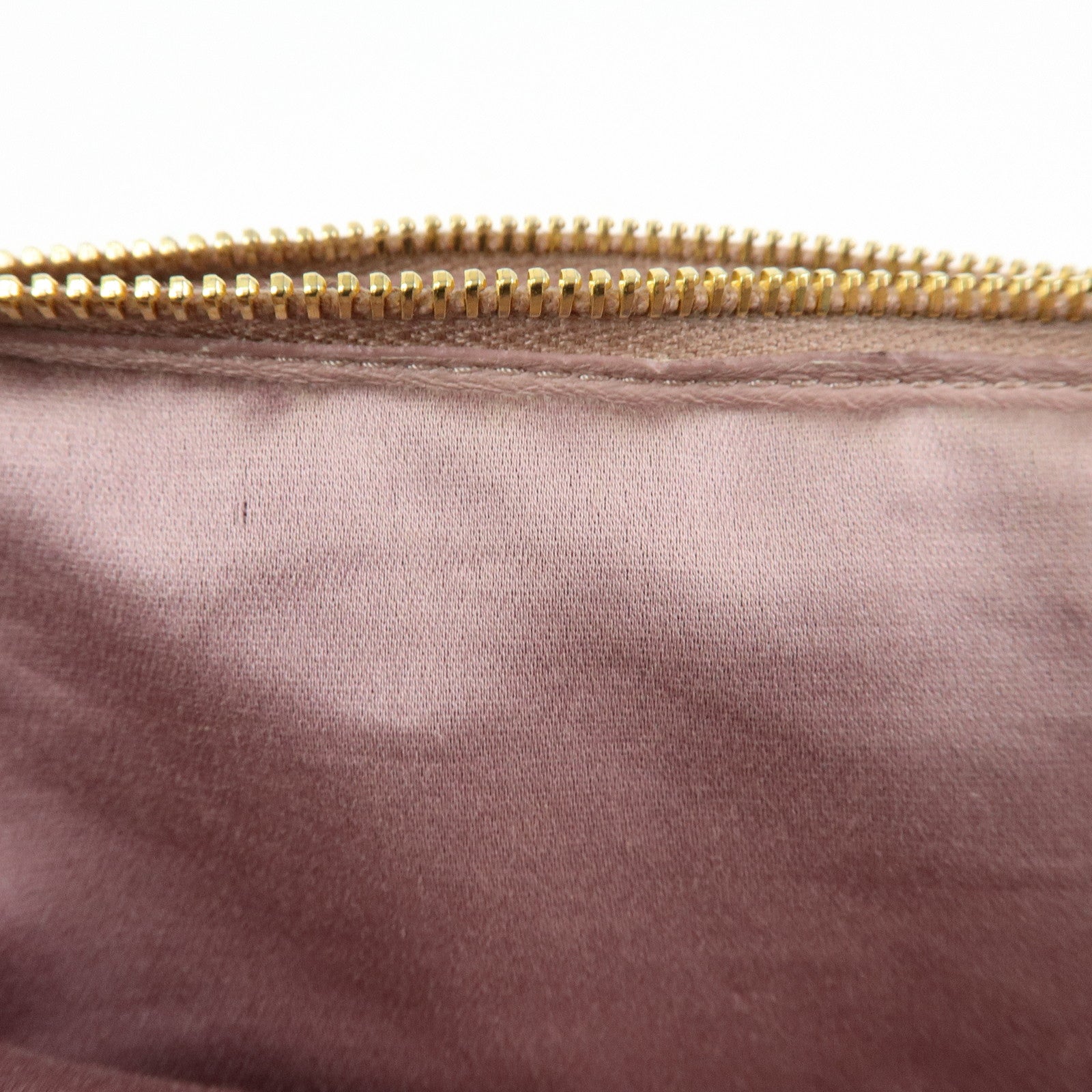 MIU MIU Logo Madras Leather Mini Shoulder Bag Light Purple