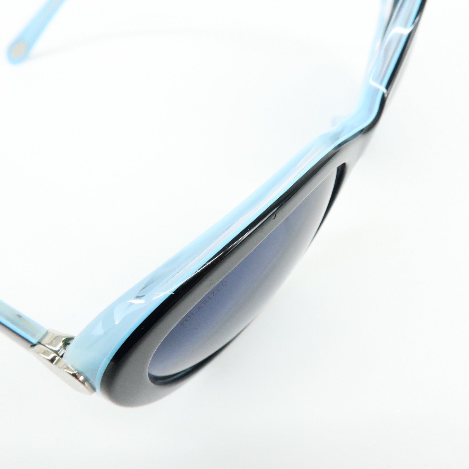 Tiffany & Co Return to Tiffany Plastic Sunglasses Black Light Blue