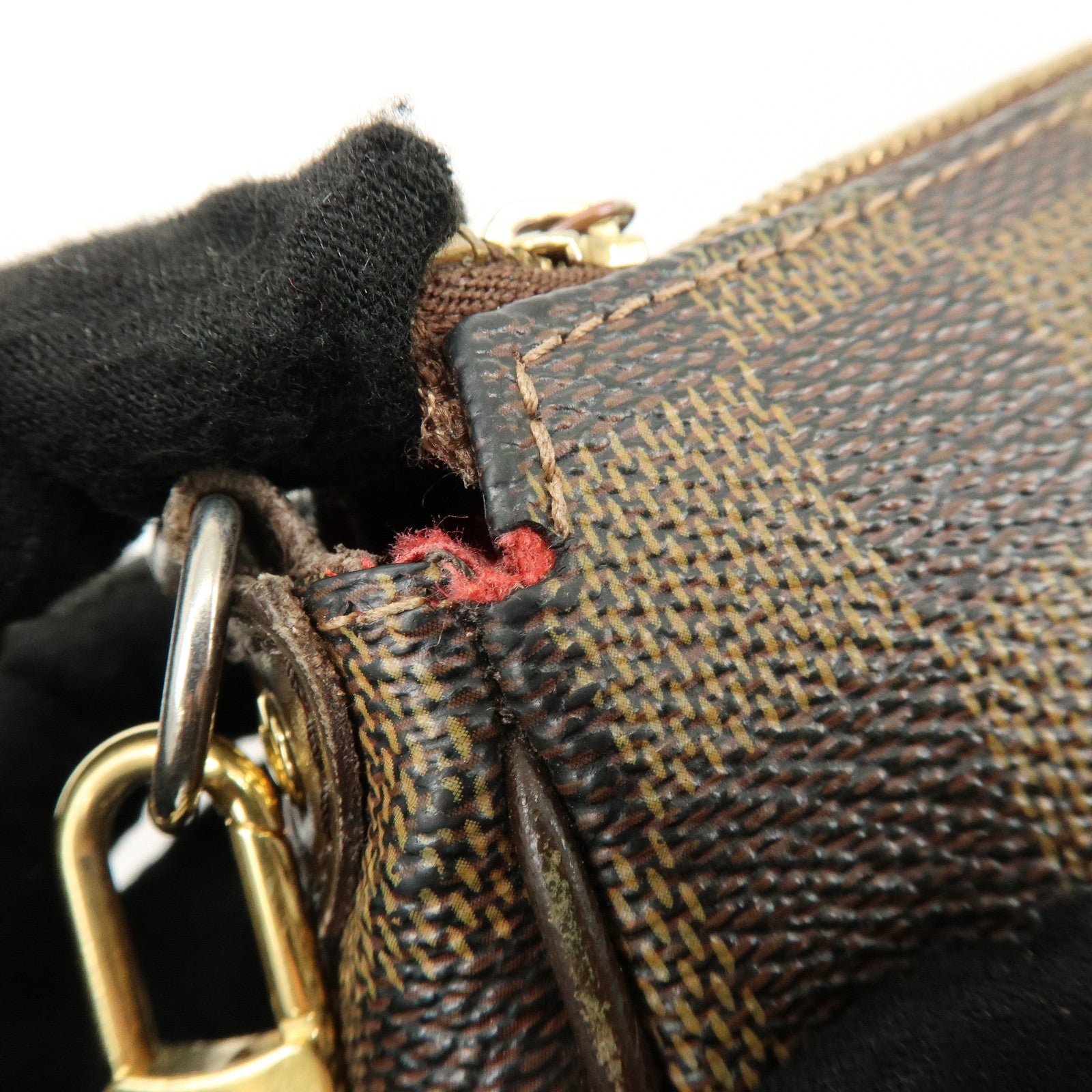 Louis Vuitton Damier Eva 2Way Hand Shoulder Bag Damier Ebene N55213