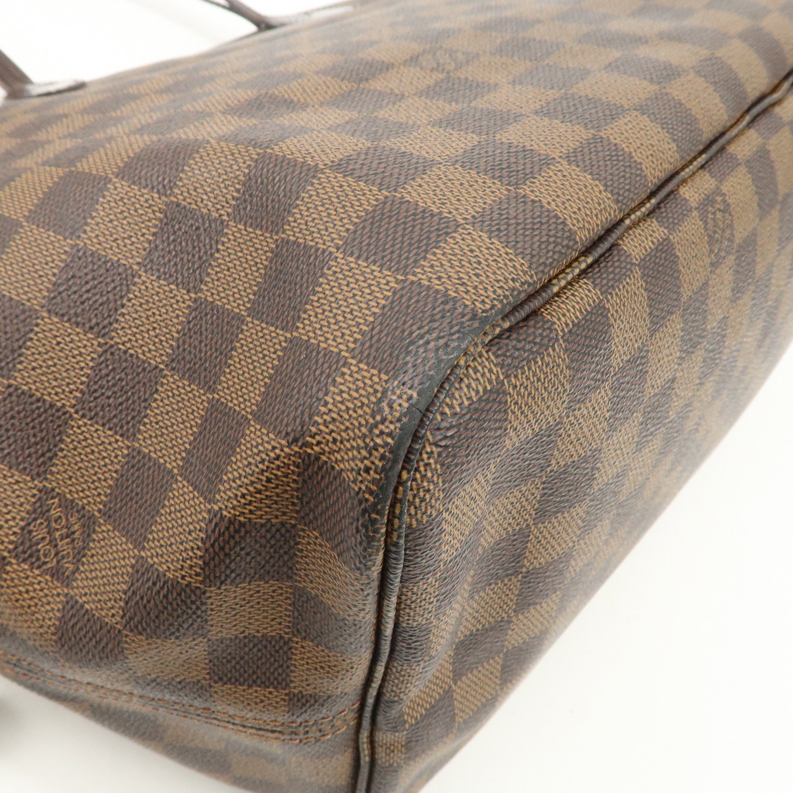 Louis Vuitton Damier Ebene Neverfull GM Tote Bag N51106 Used