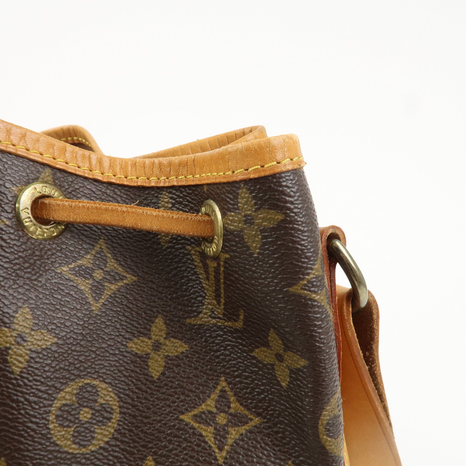 Louis Vuitton Monogram Petit Noe Shoulder Bag Brown M42226