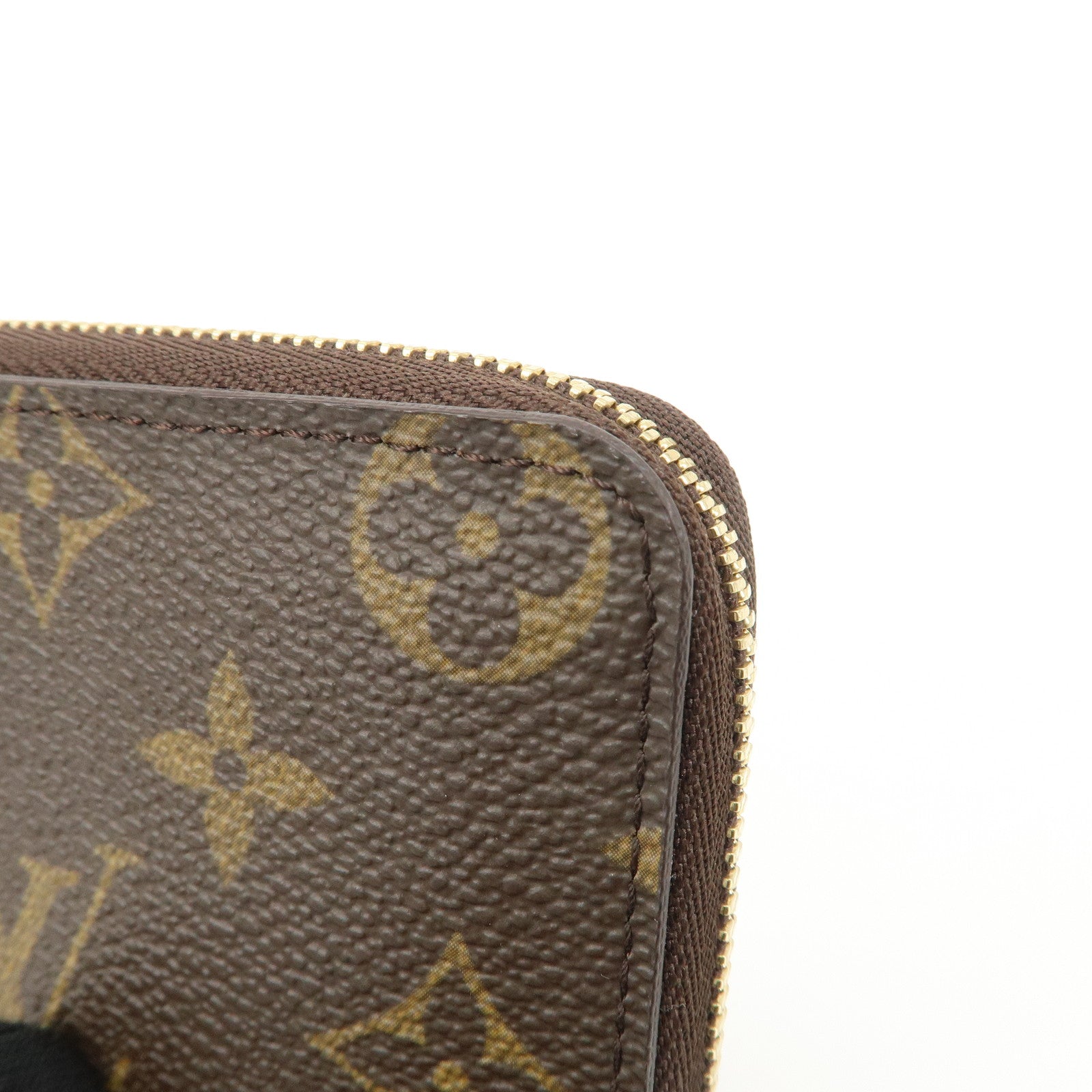 Louis Vuitton Monogram Zippy Coin Purse Coin Case Brown M60067 Used