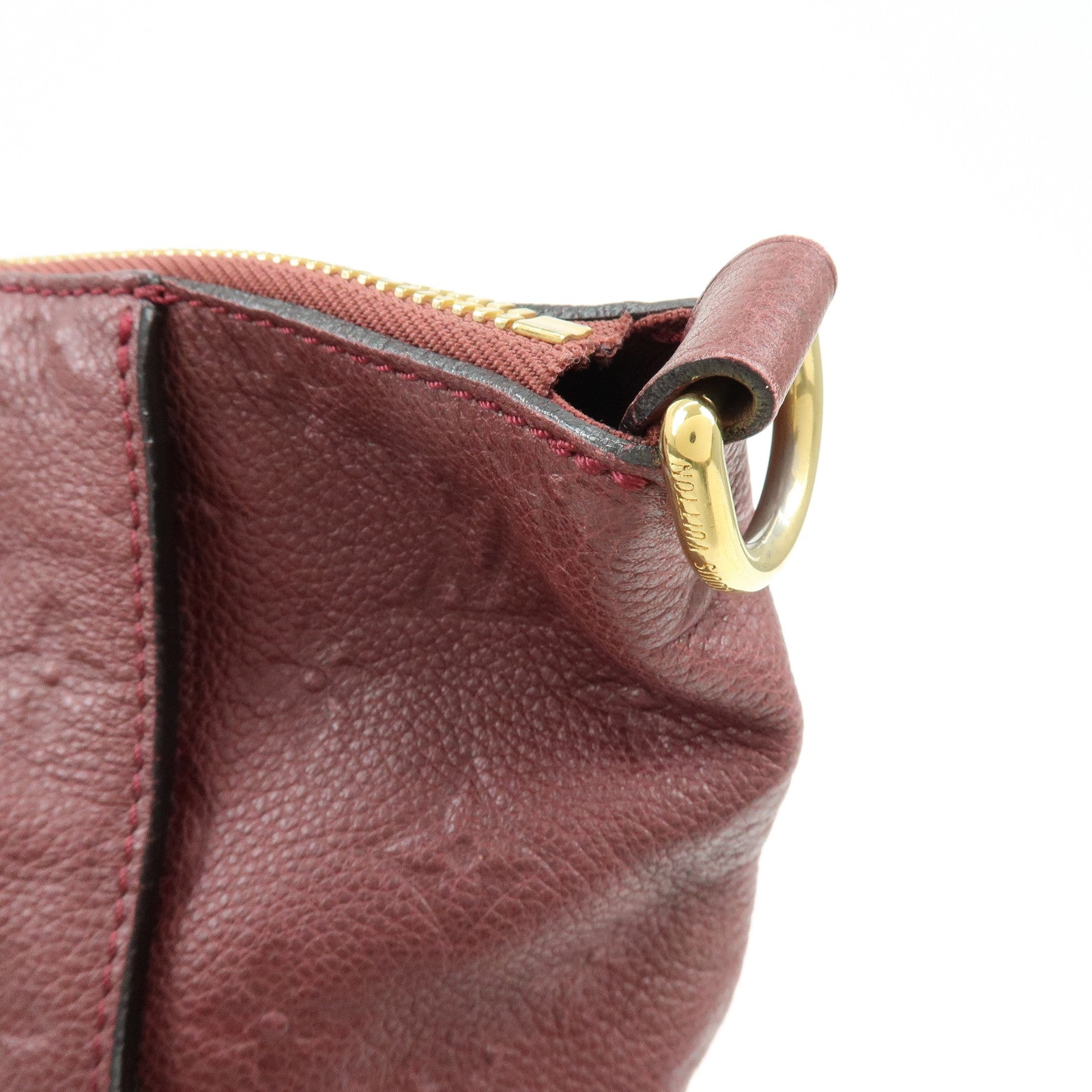 Louis Vuitton Monogram Empreinte Leather 2Way Bag Aube M94046